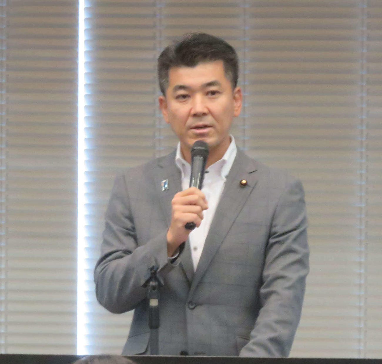 立憲民主党の泉健太代表（22年7月撮影）