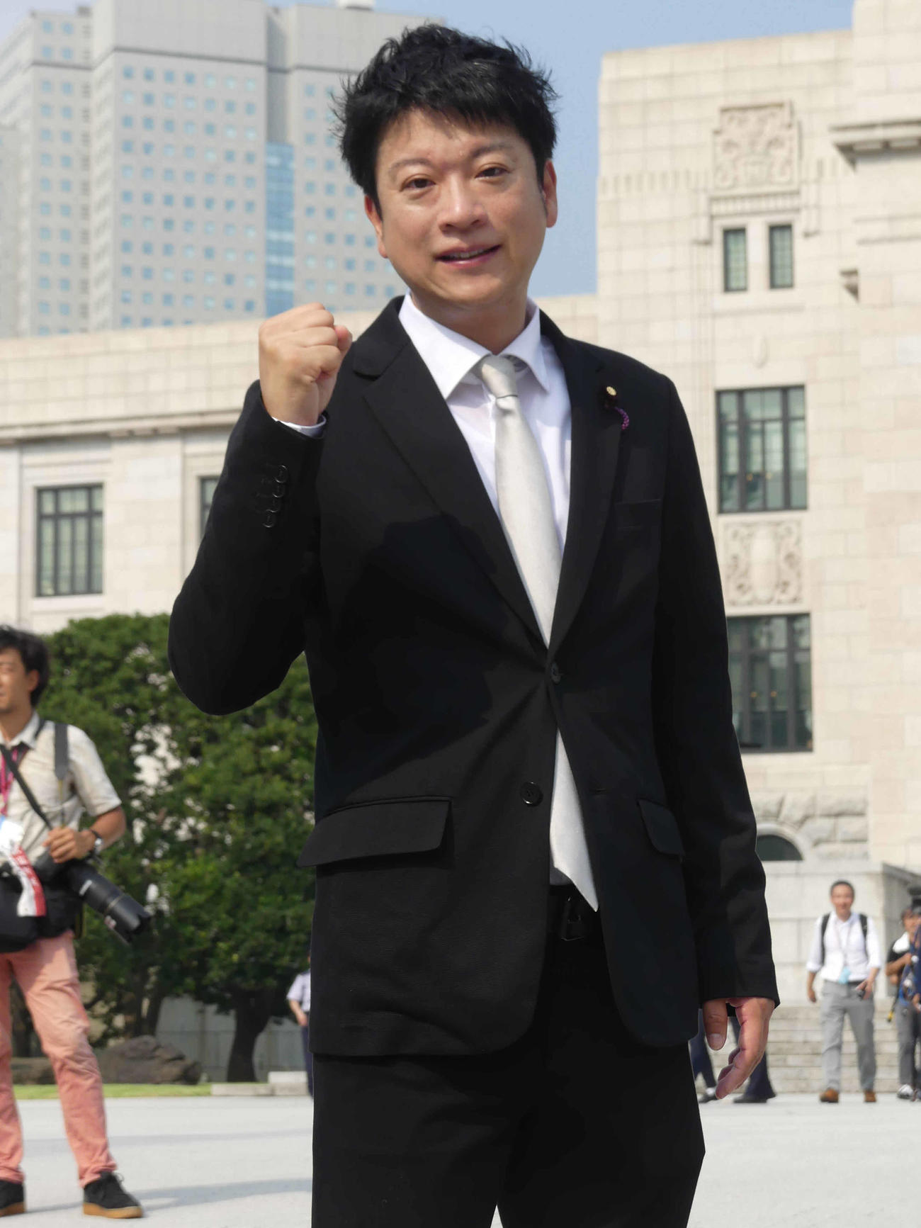 立憲民主党の石川大我参院議員（2019年8月撮影）