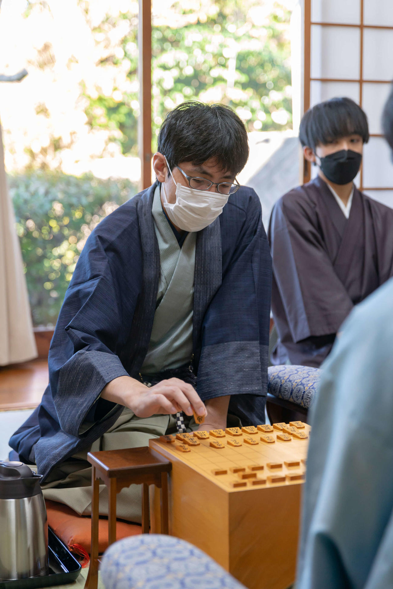第35期竜王戦7番勝負第5局に臨んだ広瀬章人八段（日本将棋連盟提供）