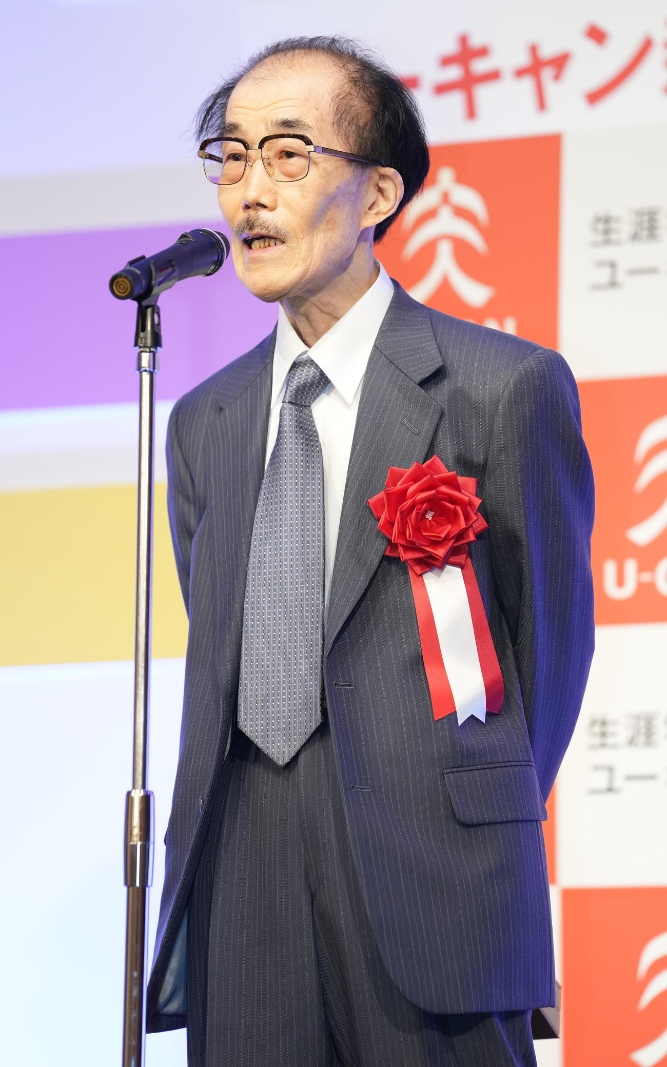 「現代用語の基礎知識選　2022ユーキャン新語・流行語大賞」でトップ10に「キーウ」が選ばれた東京外国語大学名誉教授の中澤英彦氏（撮影・鈴木みどり）