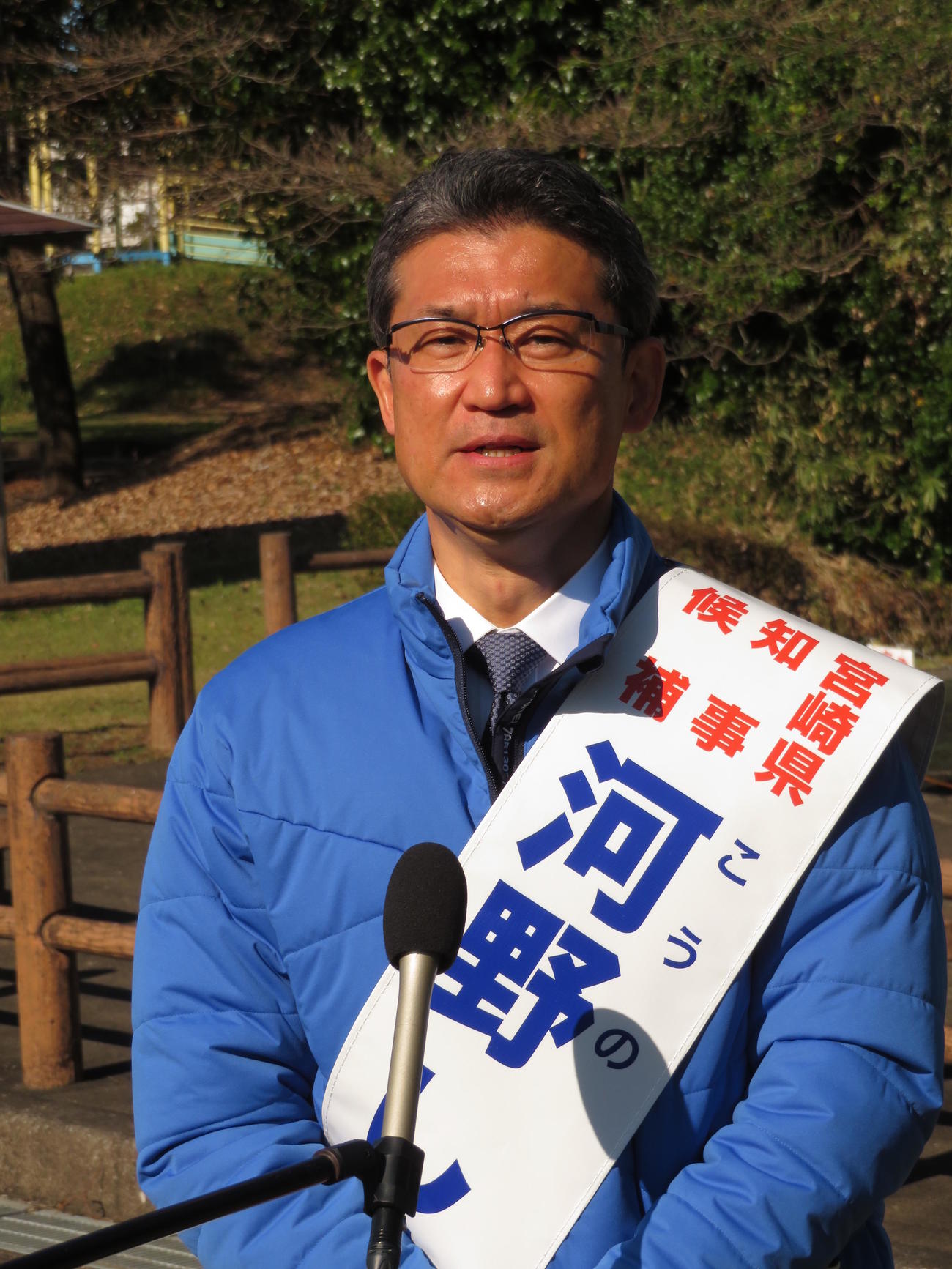 河野俊嗣氏（撮影・寺沢卓）