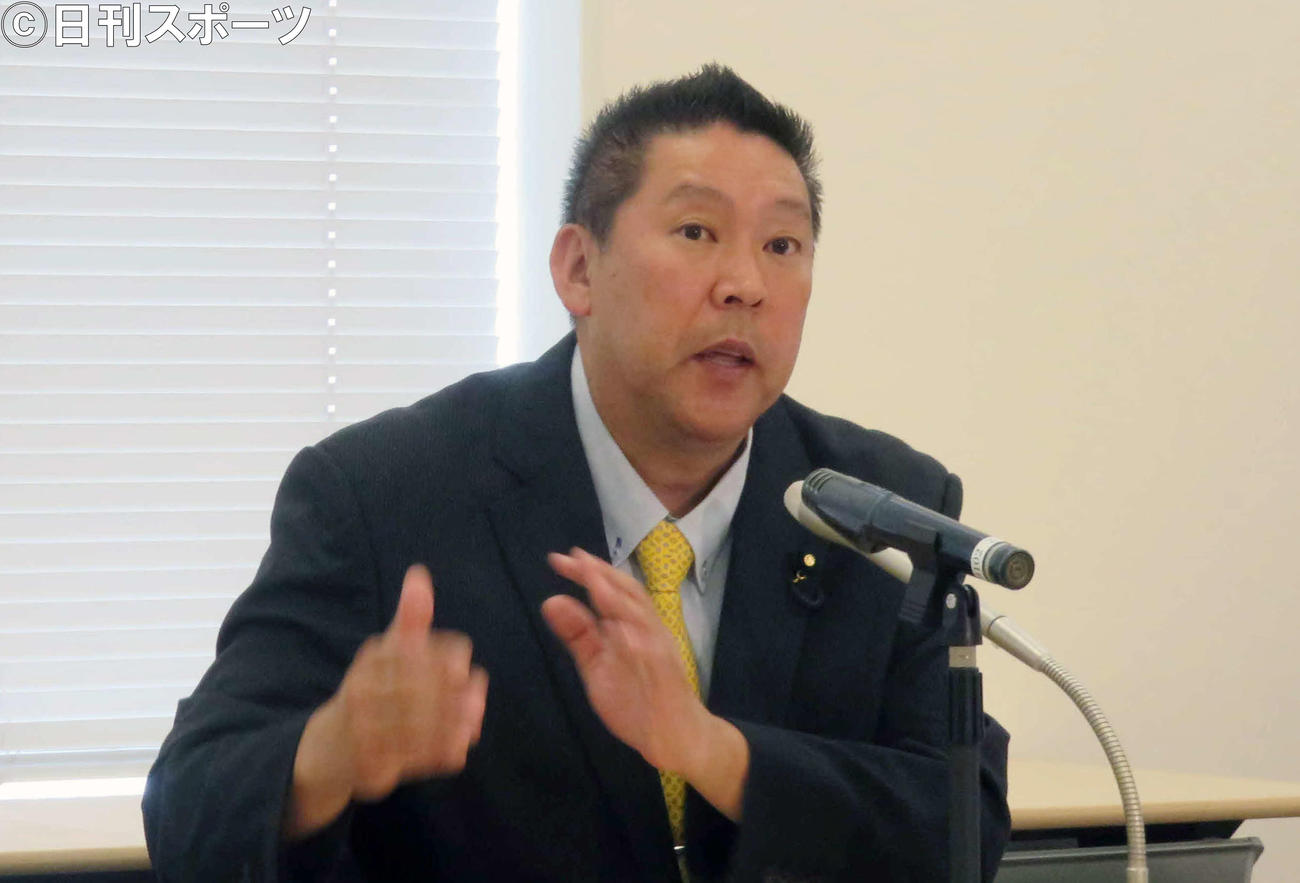 立花孝志氏（2020年6月撮影）