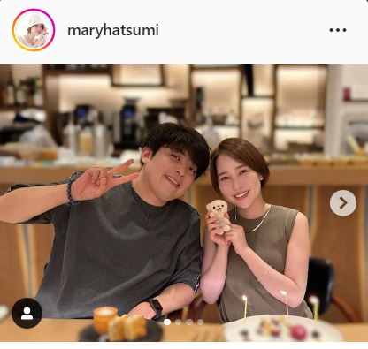 初美メアリのインスタグラムより