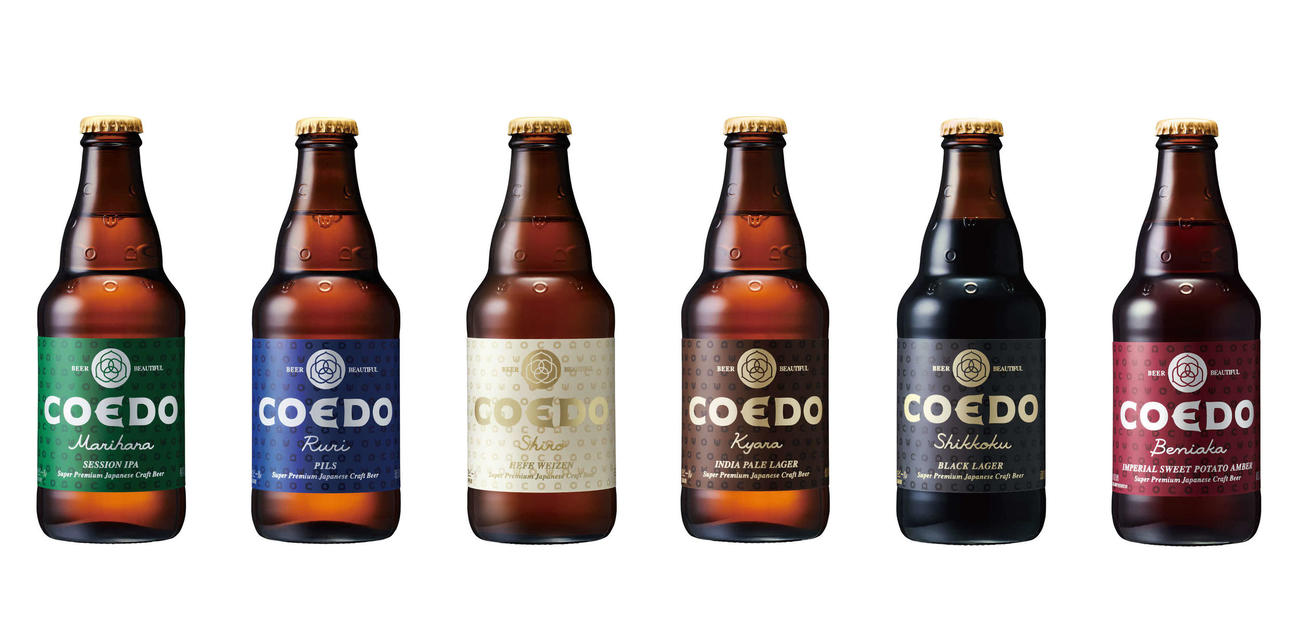 材料や製法にこだわったCOEDOビール各種