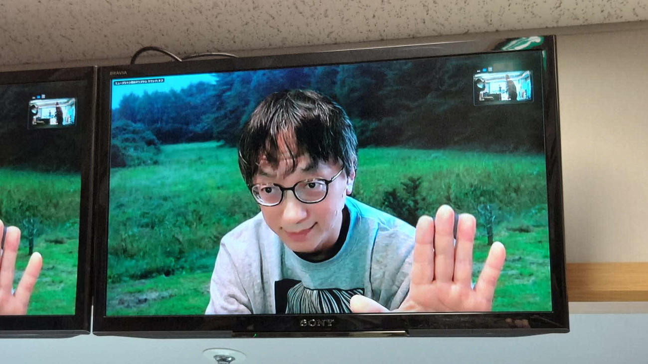 ラジオ番組にオンラインで出演した宮台真司さん（文化放送提供）