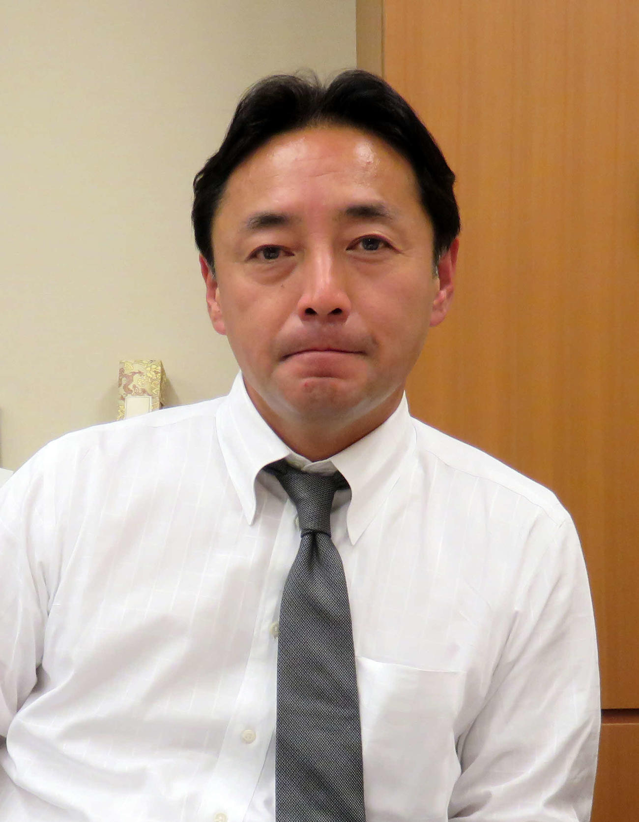 後藤田正純氏（15年12月22日撮影）