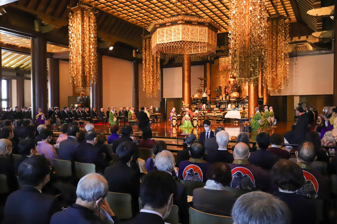 徳川宗家の家督交代に伴い行われた「継宗の儀」の様子（C）徳川宗家