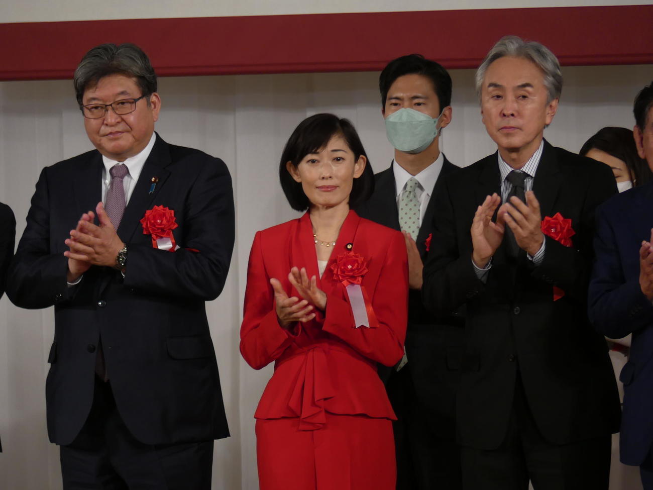 自民党の丸川珠代参院議員（中央）（2023年1月30日撮影）