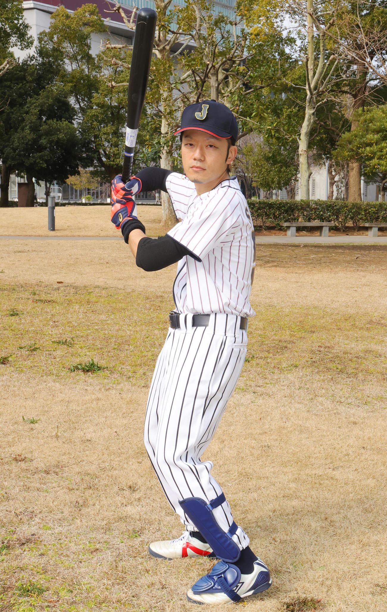 WBCに向け気合が入る鈴木しっかり誠也（く～ぽんのフルカウント千葉）（撮影・野上伸悟）