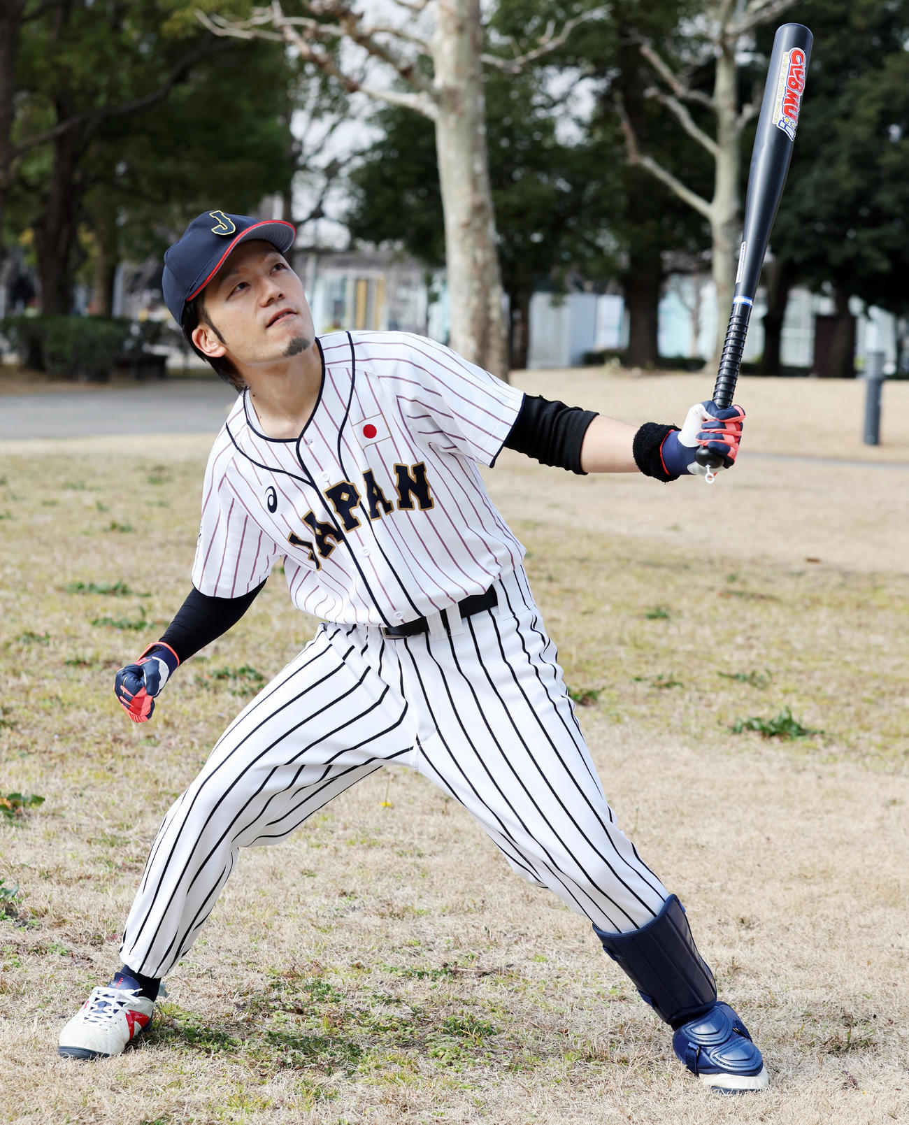 WBCに向け気合が入る鈴木しっかり誠也（く～ぽんのフルカウント千葉）（撮影・野上伸悟）