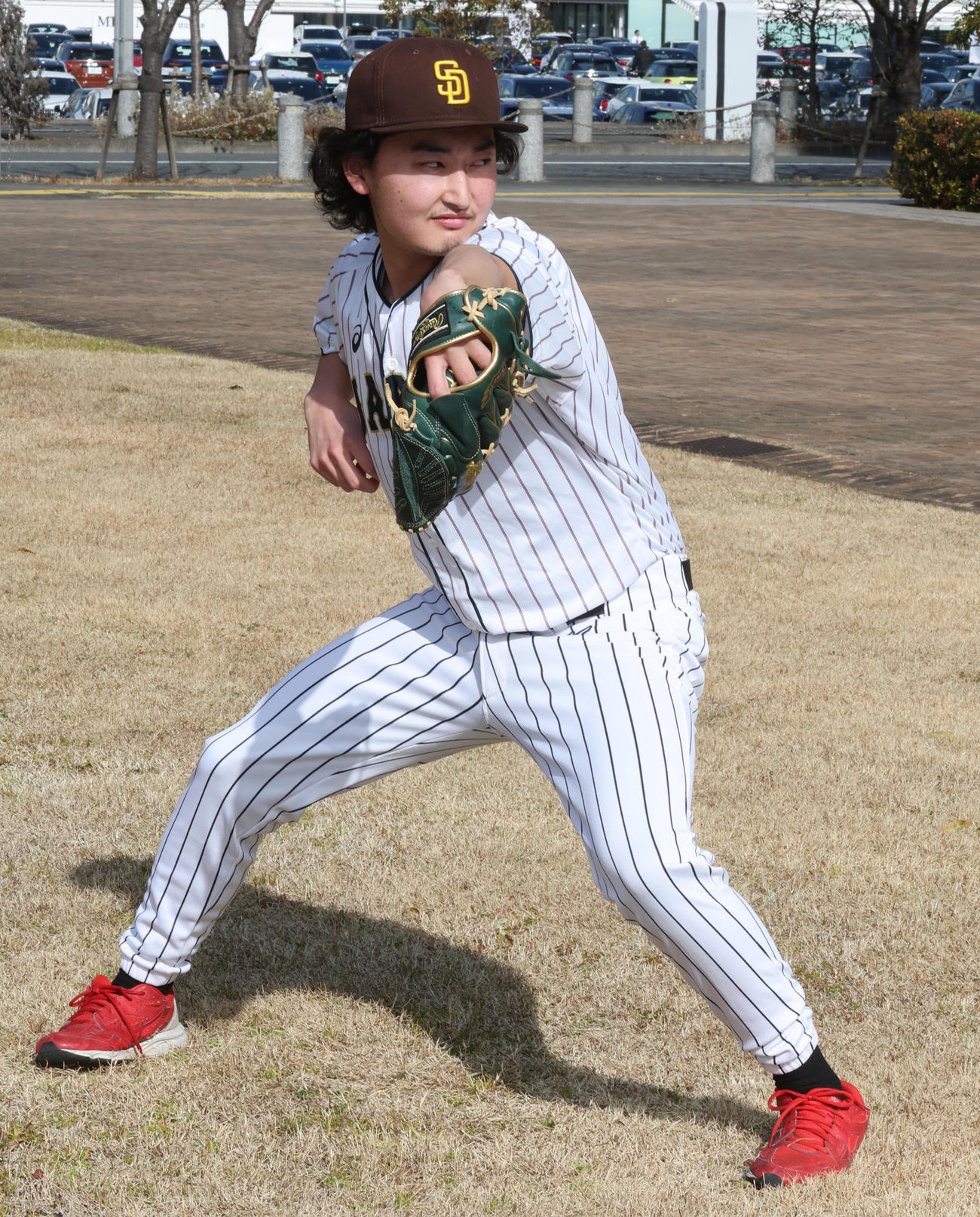 WBCに向け気合が入るカルビッシュ有（コダマー）（撮影・野上伸悟）