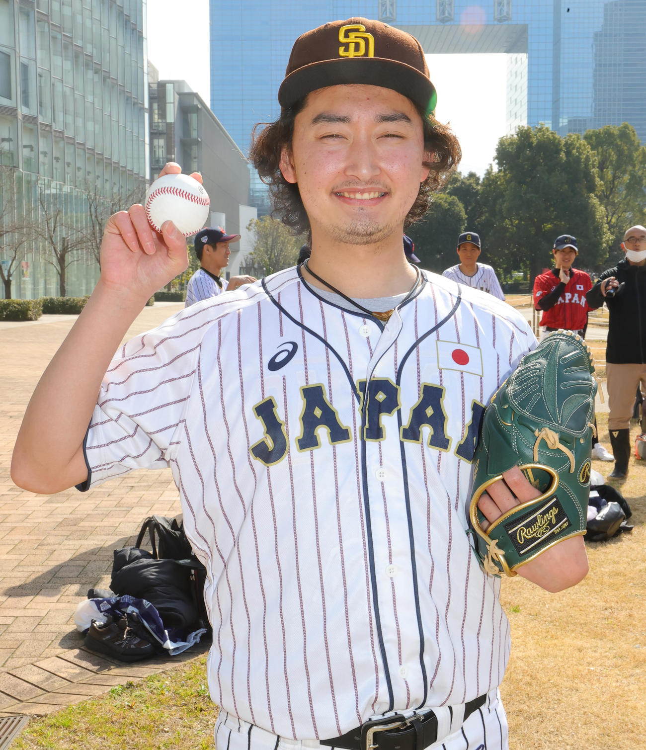 WBCに向け気合が入るカルビッシュ有（コダマー）（2023年2月12日撮影）