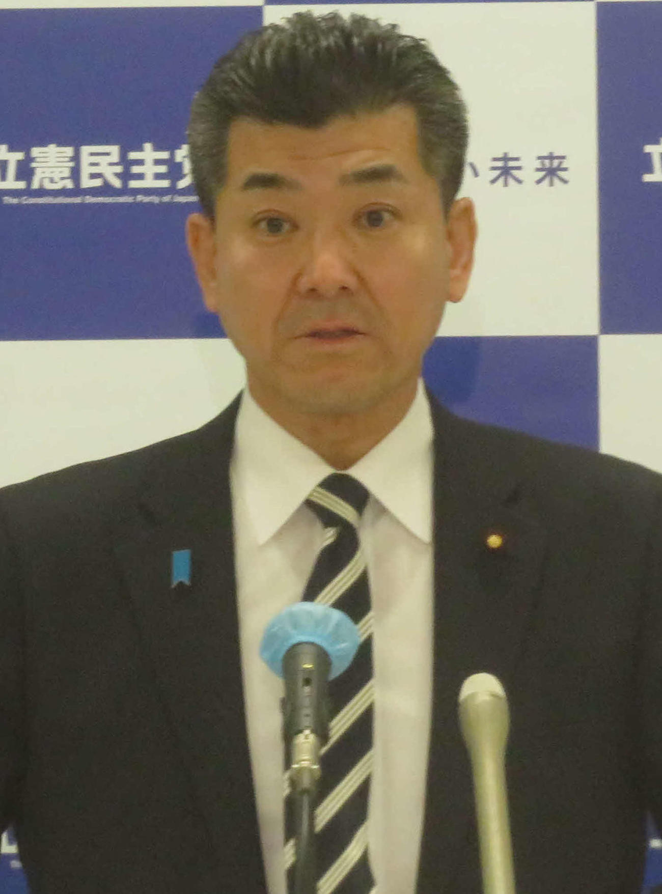 立憲民主党の泉健太代表（2023年2月3日撮影）