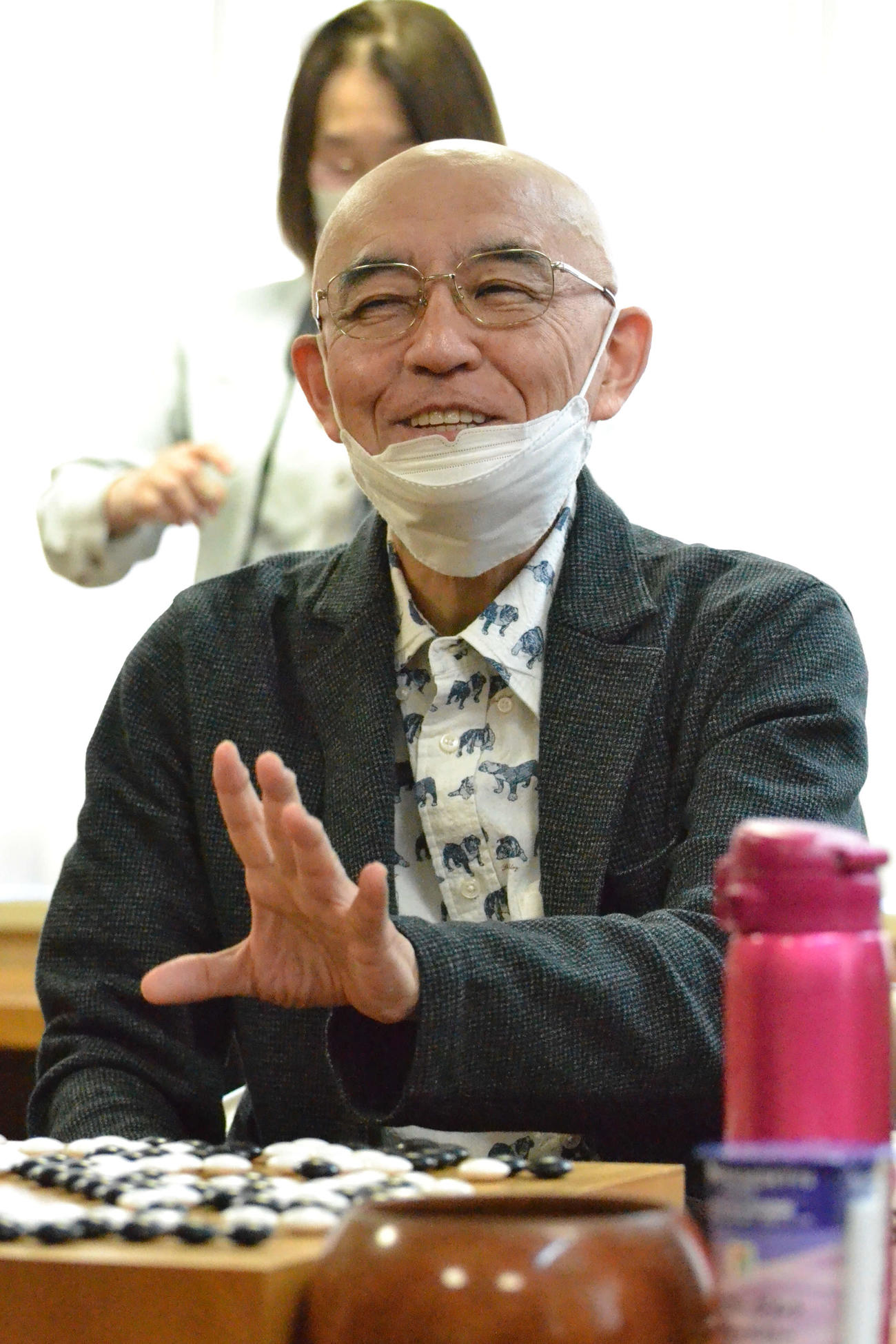 柳原咲輝初段のデビュー戦の相手を務めた武宮正樹九段