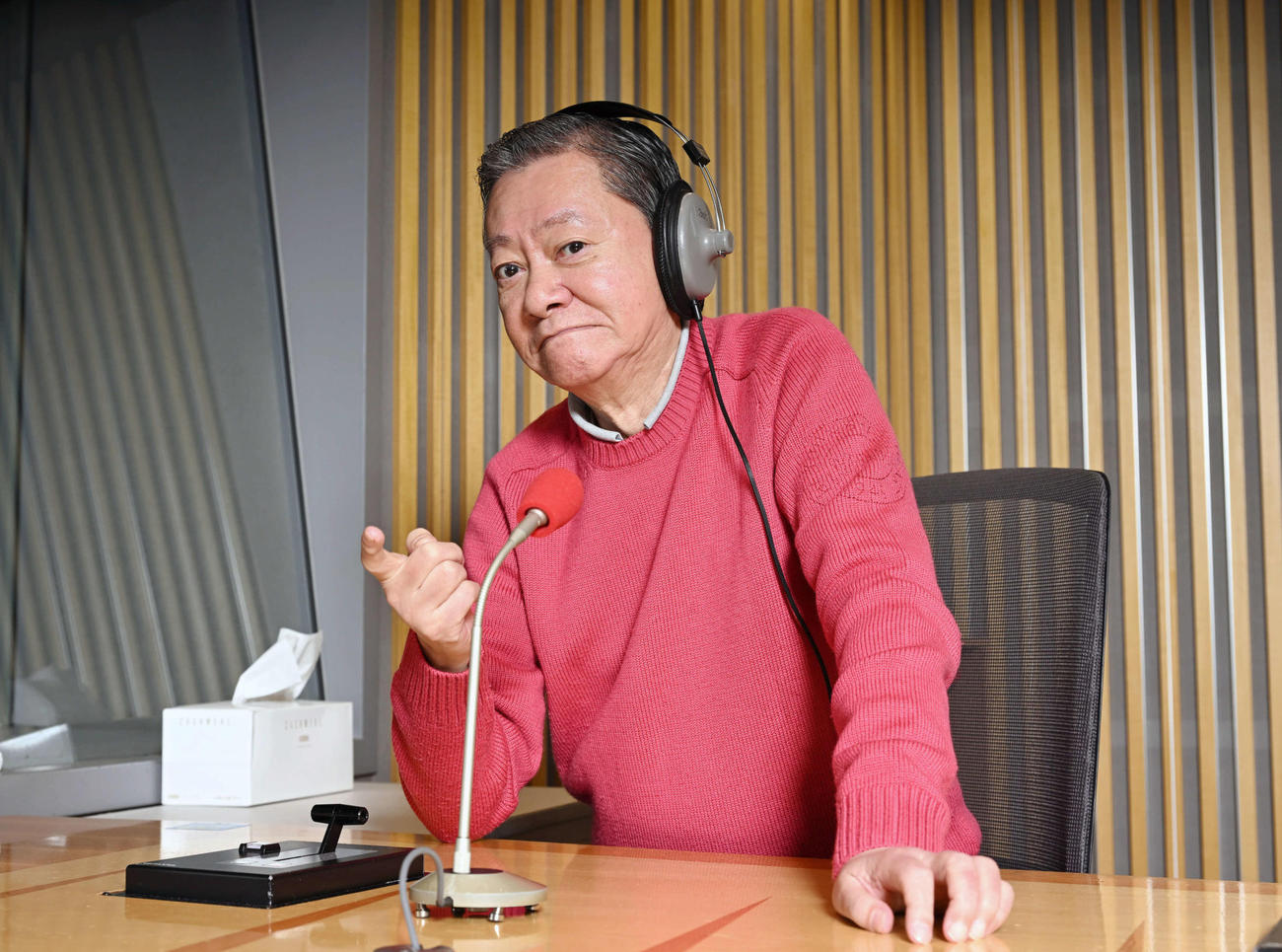 ラジオへの思いをユーモアを交え語った高田文夫氏（撮影・滝沢徹郎）