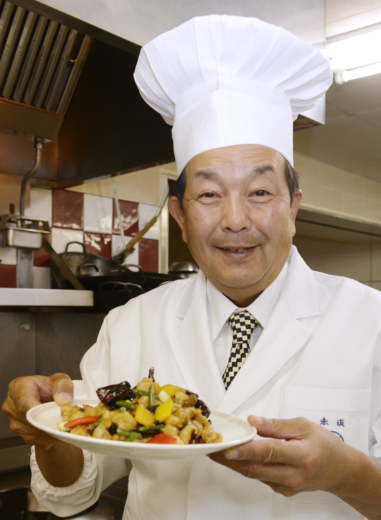 中華料理人の陳建一さん（13年10月撮影）（共同）
