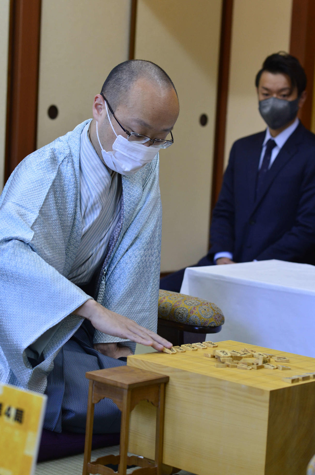 棋王戦11連覇を目指した渡辺明棋王（日本将棋連盟提供）
