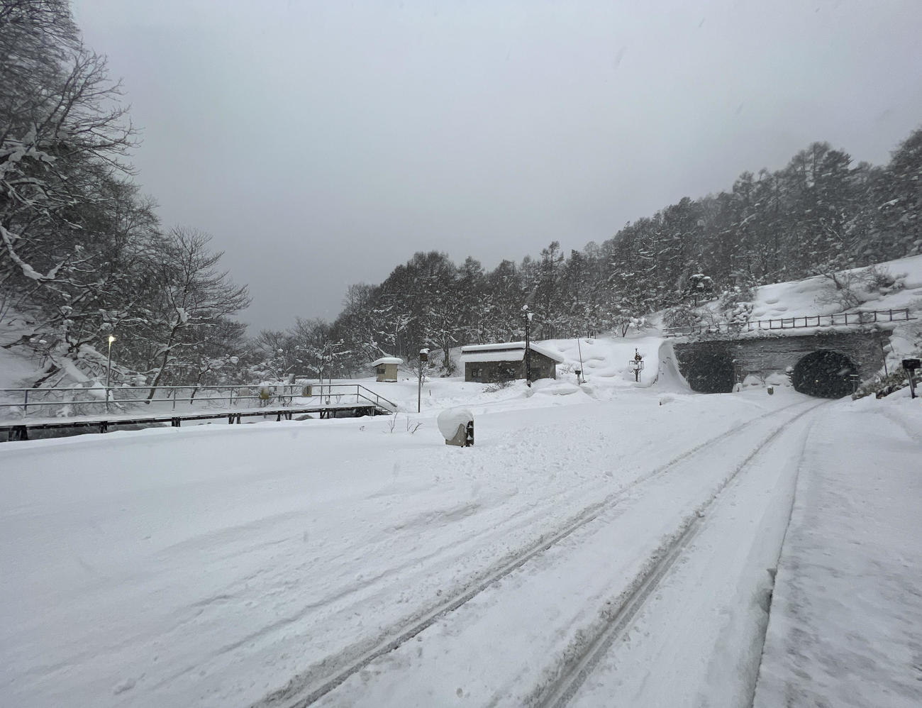 小幌駅の全景（撮影・佐藤翔太）