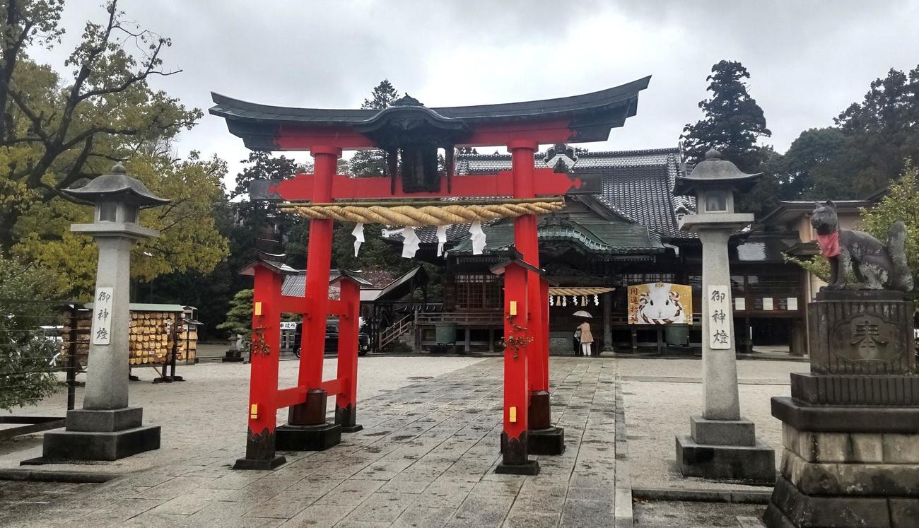 埼玉・東松山市の箭弓稲荷神社（撮影・寺沢卓）
