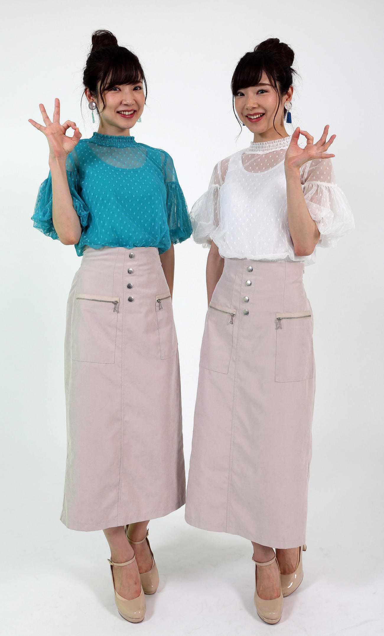Mika＋RikaのMika（左）とRika（2019年6月撮影）