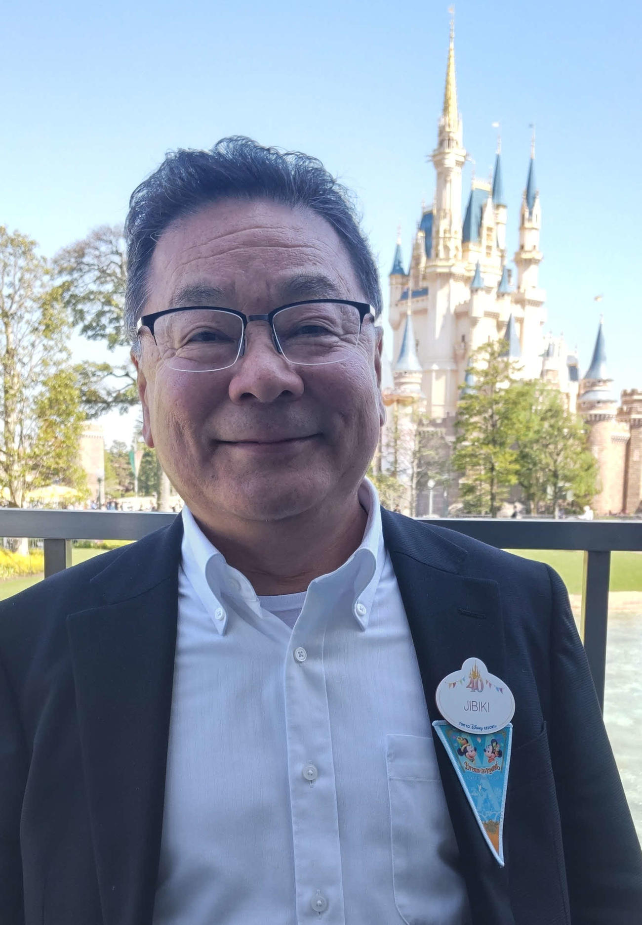 TDRで資材調達などの裏方で開業から40年勤務してきた地曵睦さん（撮影・寺沢卓）