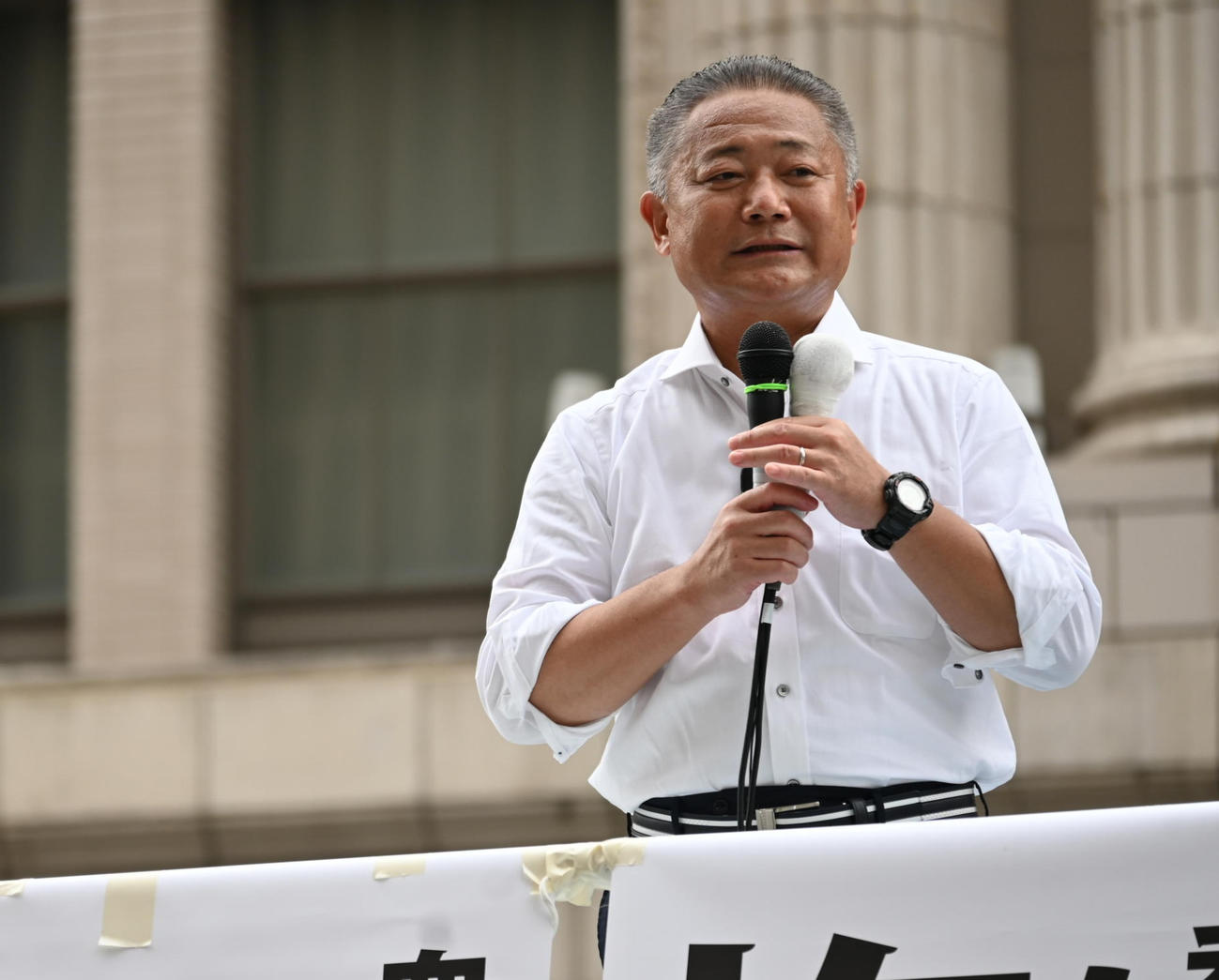 維新・馬場伸幸代表（2022年8月撮影）