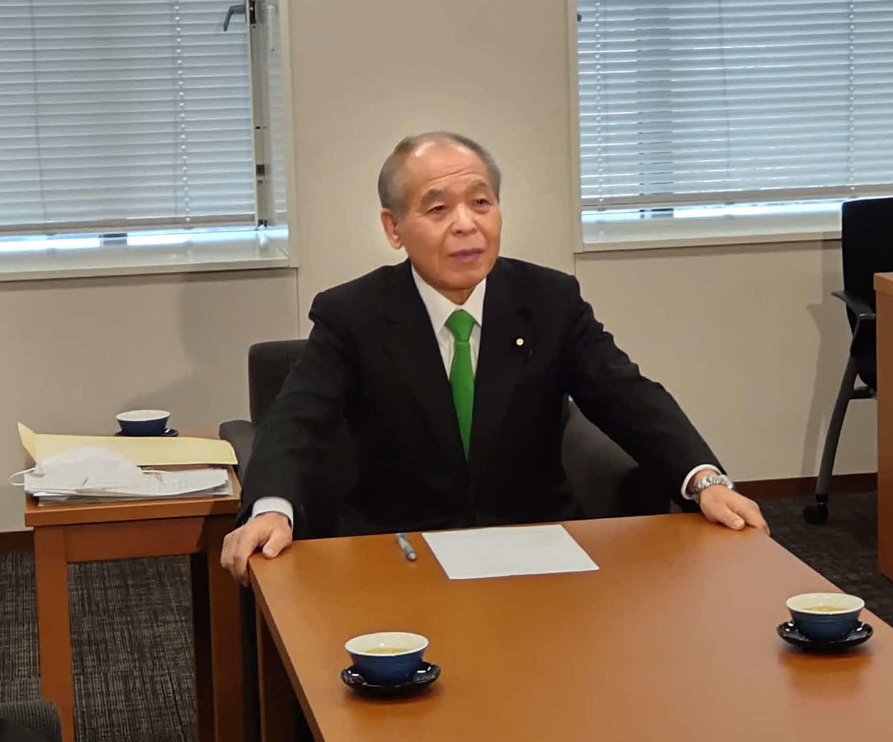 鈴木宗男氏（2023年2月10日撮影）