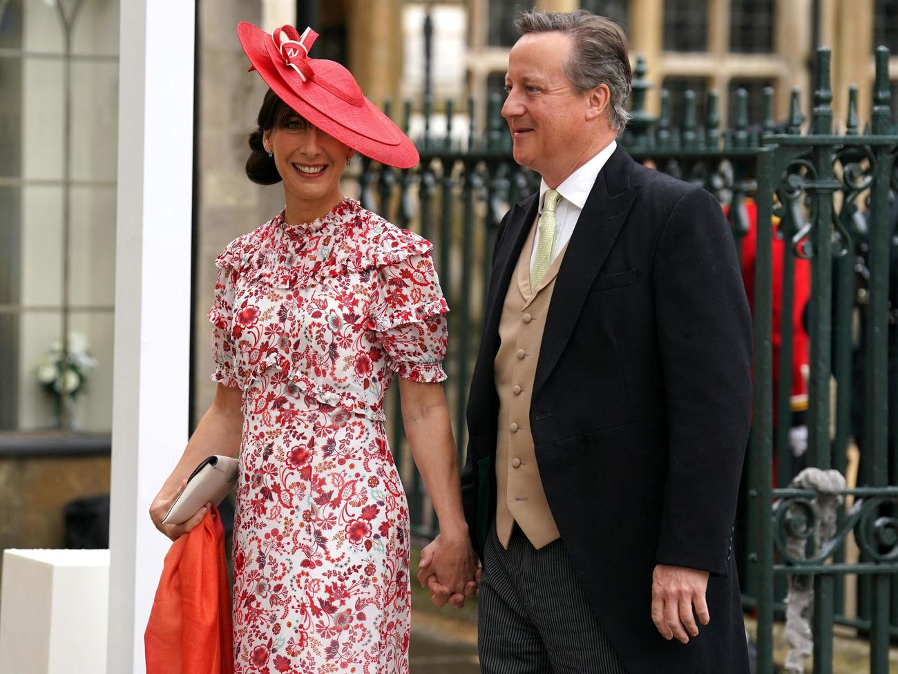 デイヴィッド・キャメロン元首相とサマンサ夫妻（ロイター）