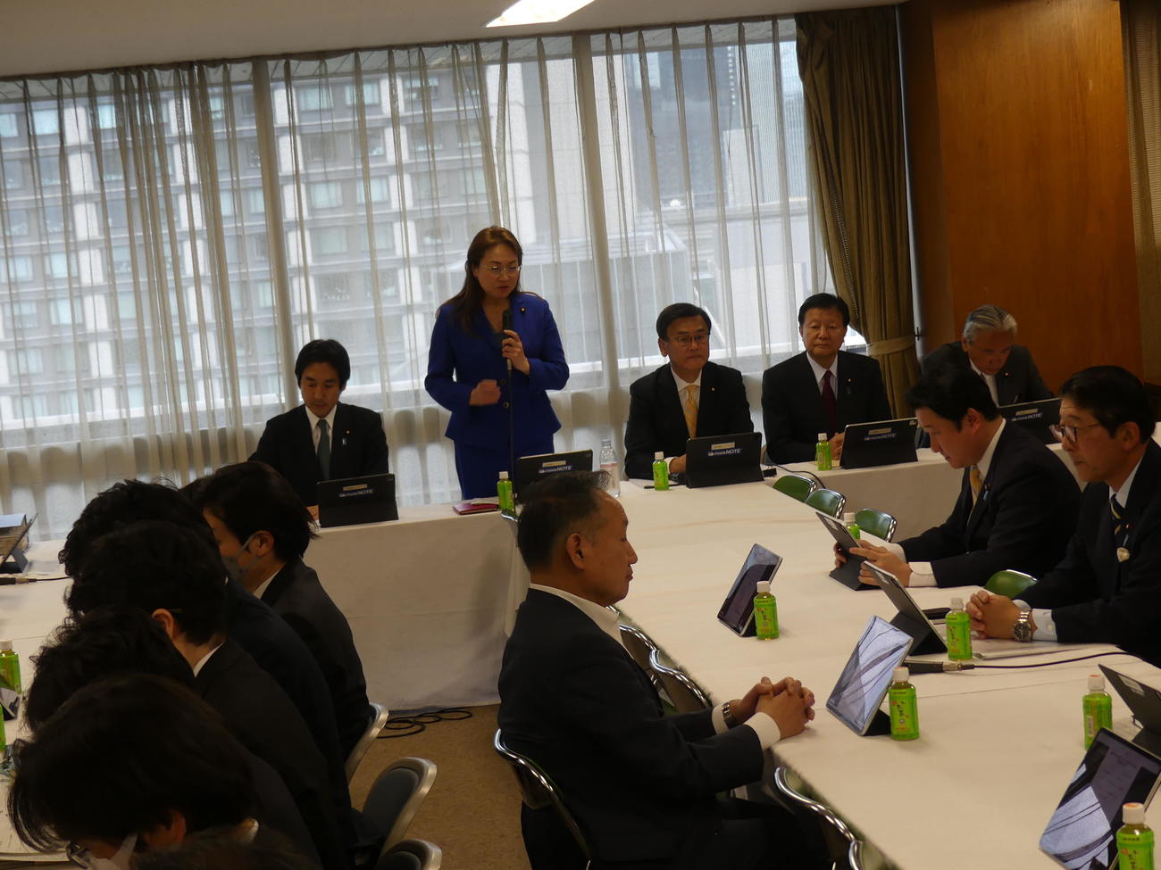 LGBT理解増進法案をめぐり、自民党の会合でで議論が交わされた（撮影・中山知子）