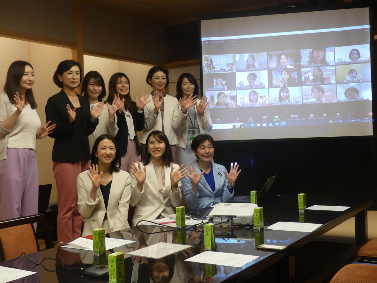 初めて開催された立憲民主党の「ママ議員サミット」（撮影・中山知子）