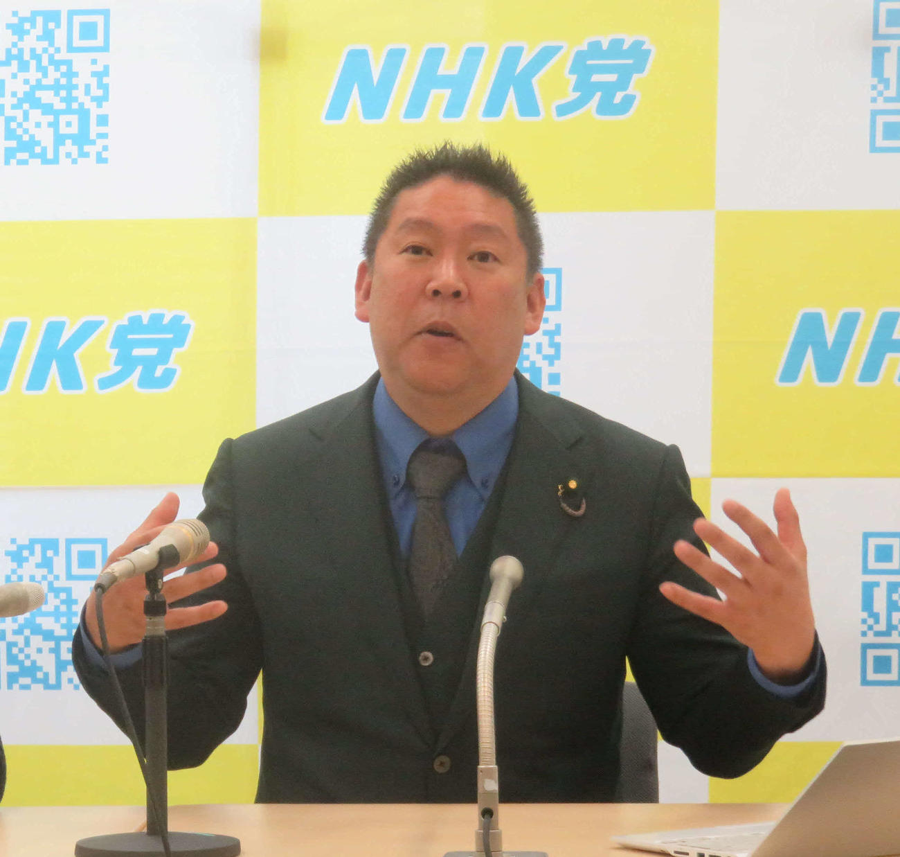 立花孝志氏（2023年3月撮影）