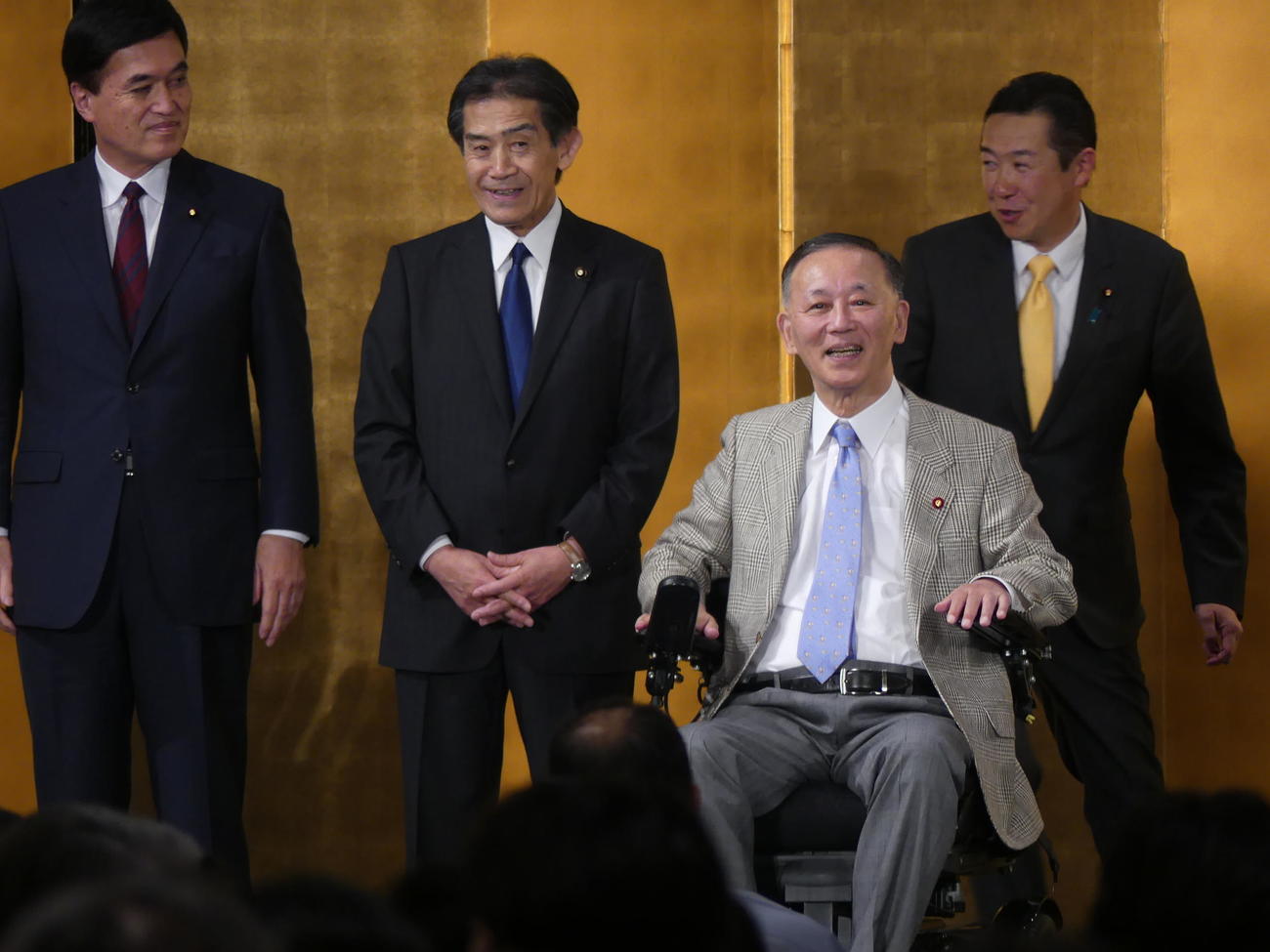 特別顧問を務める有隣会のパーティーに出席した谷垣禎一氏（撮影・中山知子）