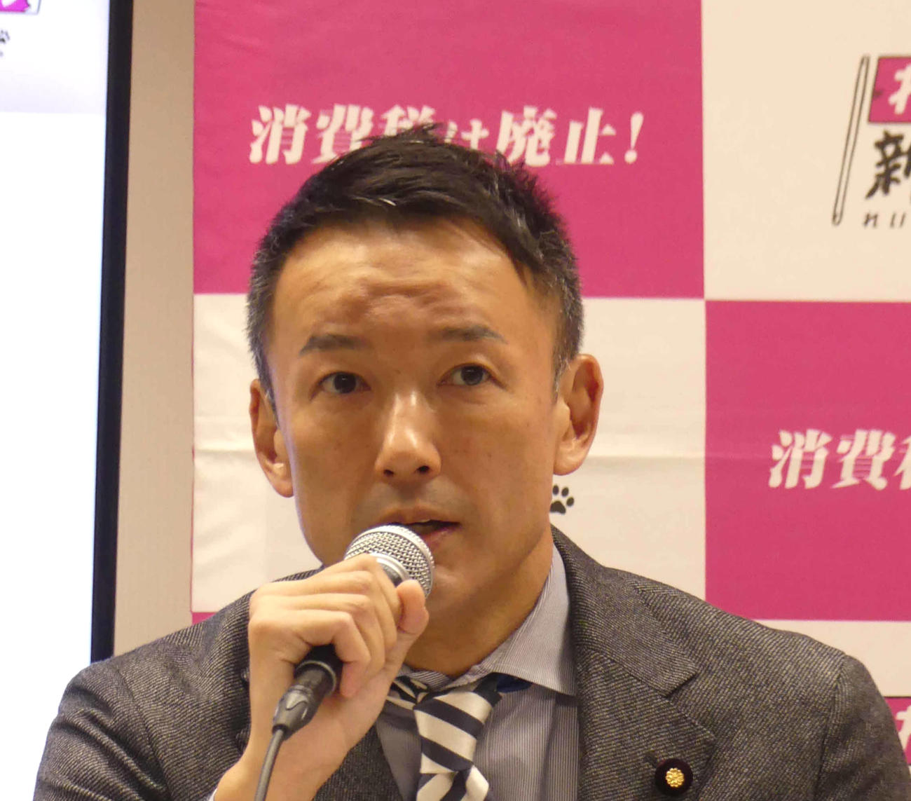 れいわ新選組の山本太郎参院議員（2022年撮影）