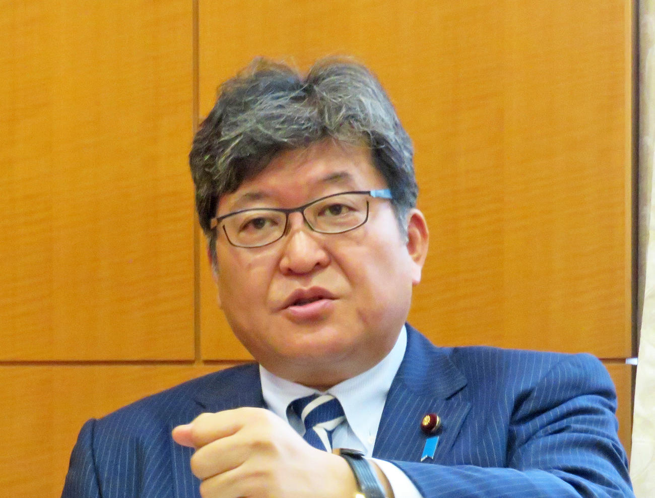 萩生田光一氏（2019年撮影）