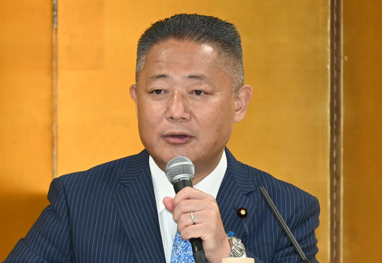 馬場伸幸代表（2022年8月27日撮影）