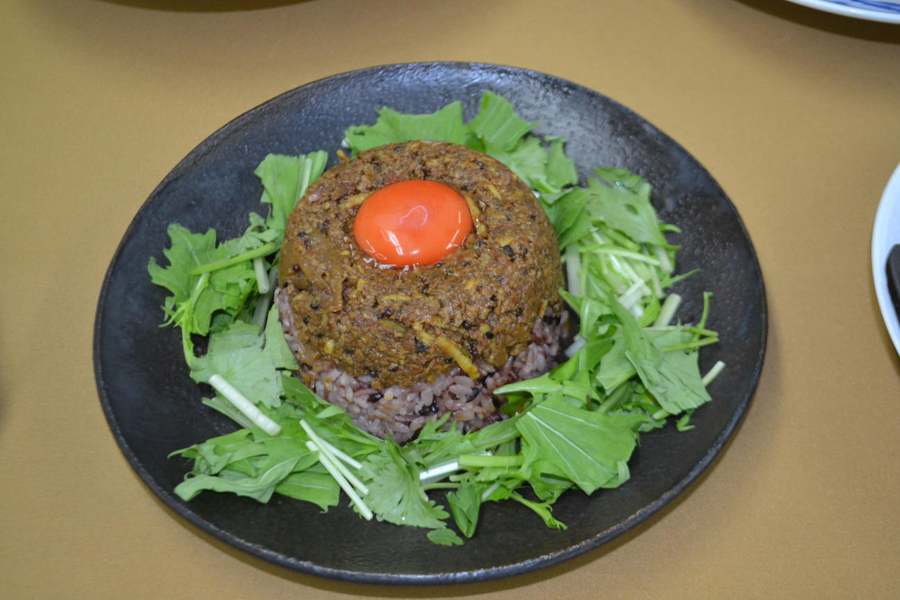 「スパイス　スペース　ウガヤ」の「キーマカレー」
