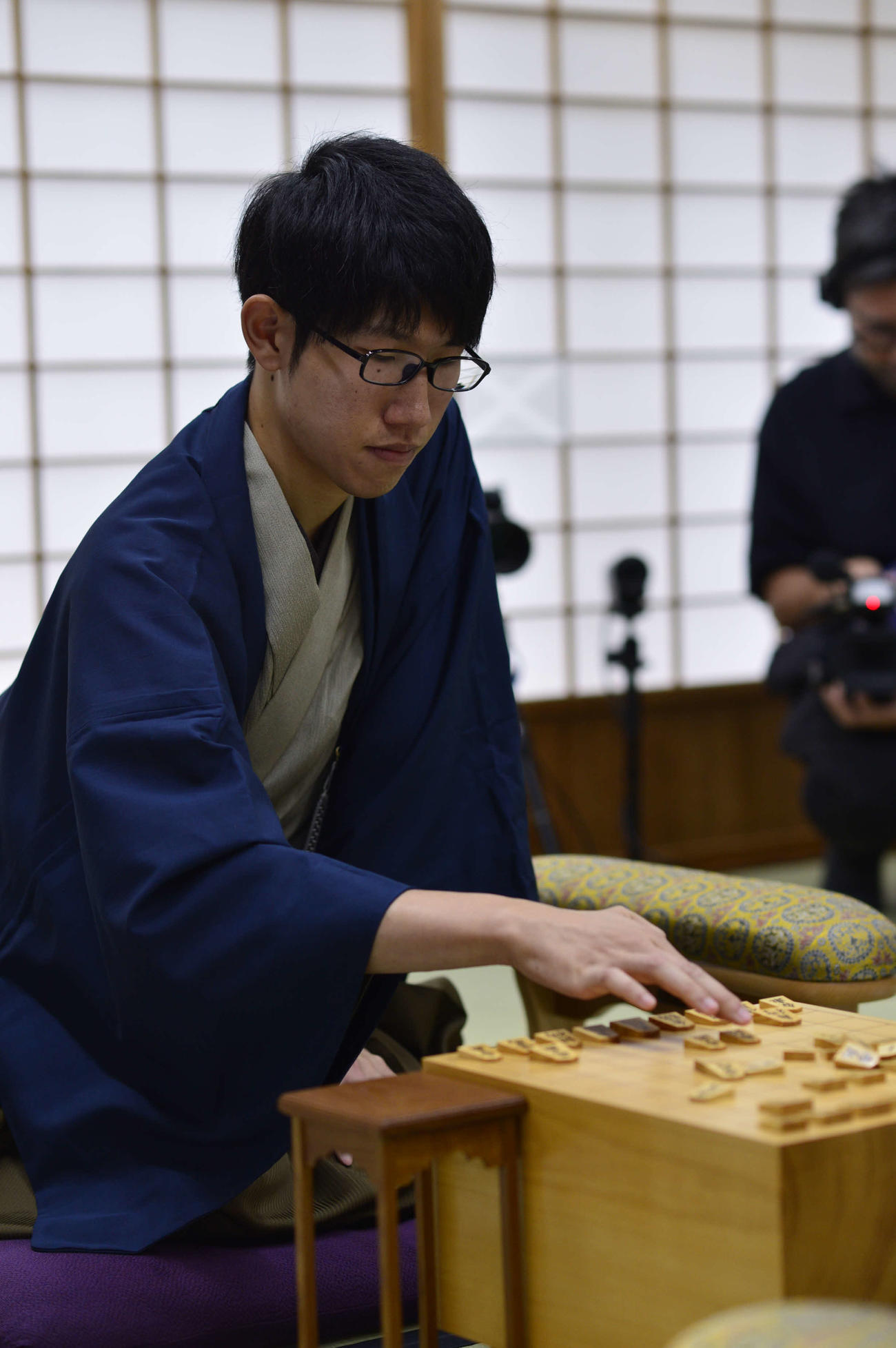第2局を制した佐々木大地七段は連勝して藤井聡太棋聖をかど番に追い込めるか（日本将棋連盟提供）