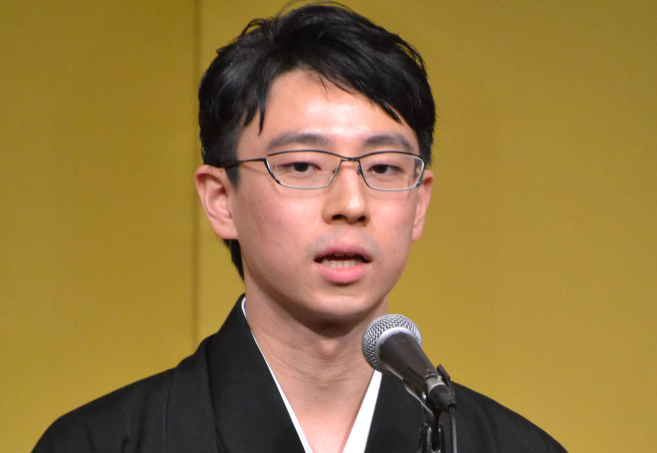 一力遼棋聖（2023年4月撮影）