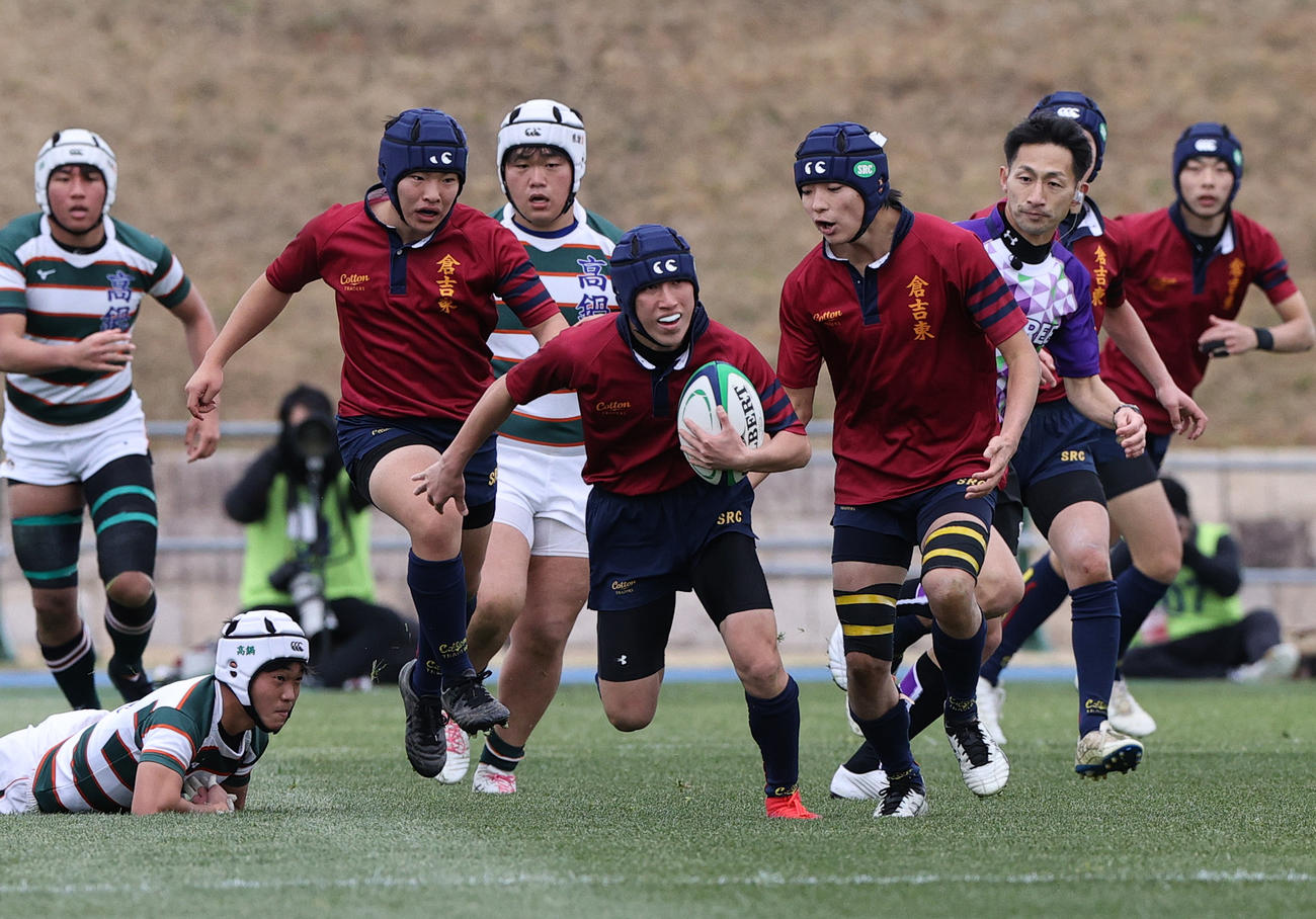 22年12月27日、県予選で1試合も戦わず全国大会に出場、高鍋に敗戦した倉吉東
