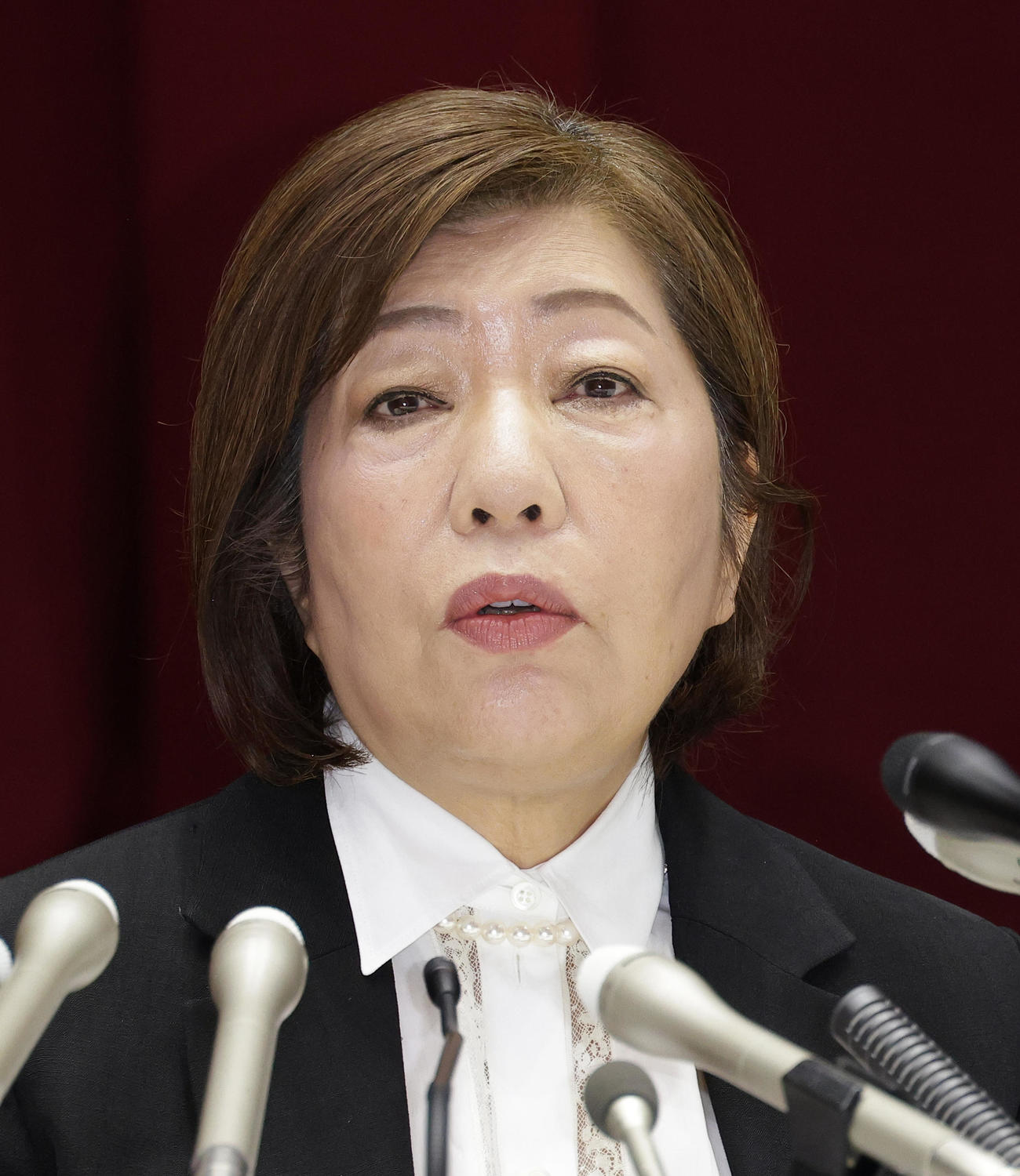 林真理子氏（2022年7月1日撮影）