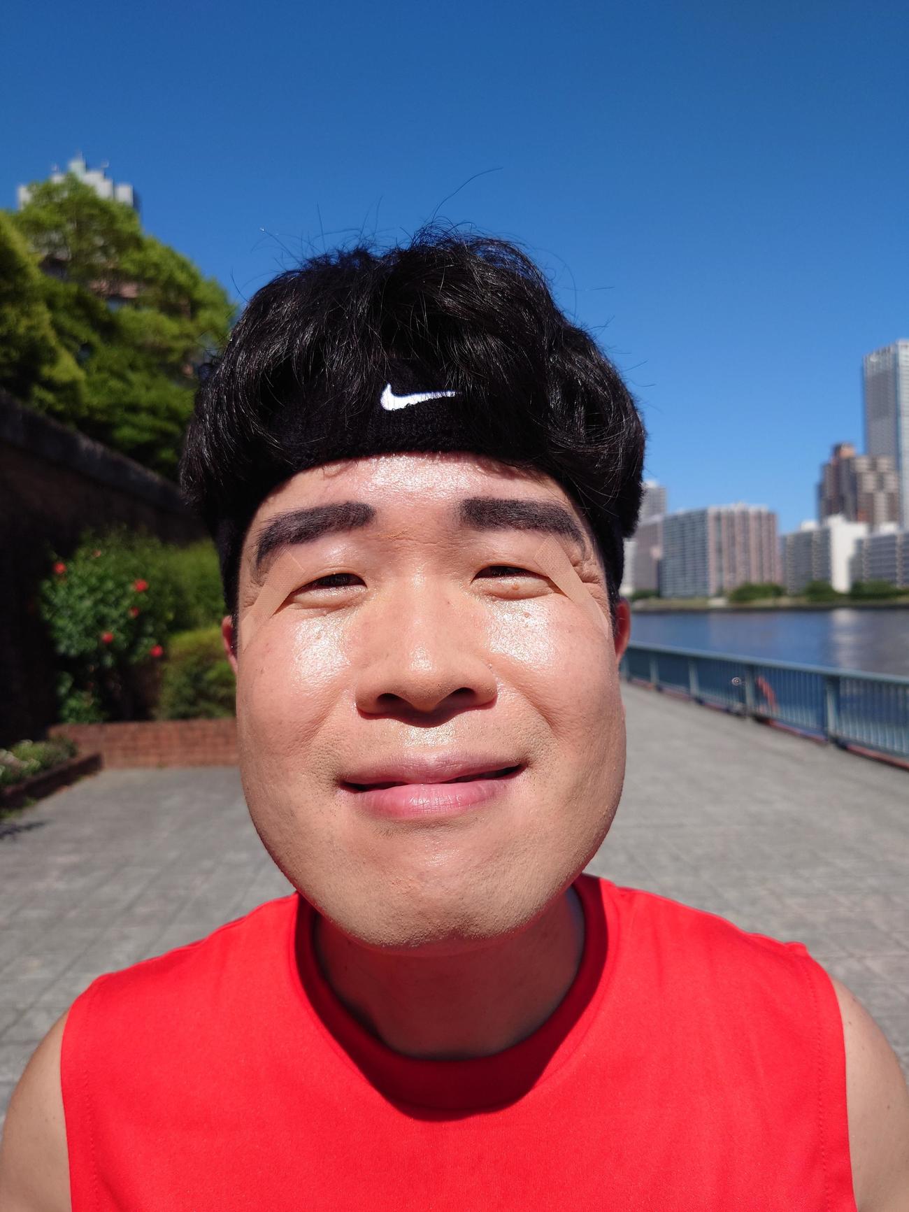 綿菓子雄太（渡辺雄太）＝くろわっさん。（撮影・寺沢卓）