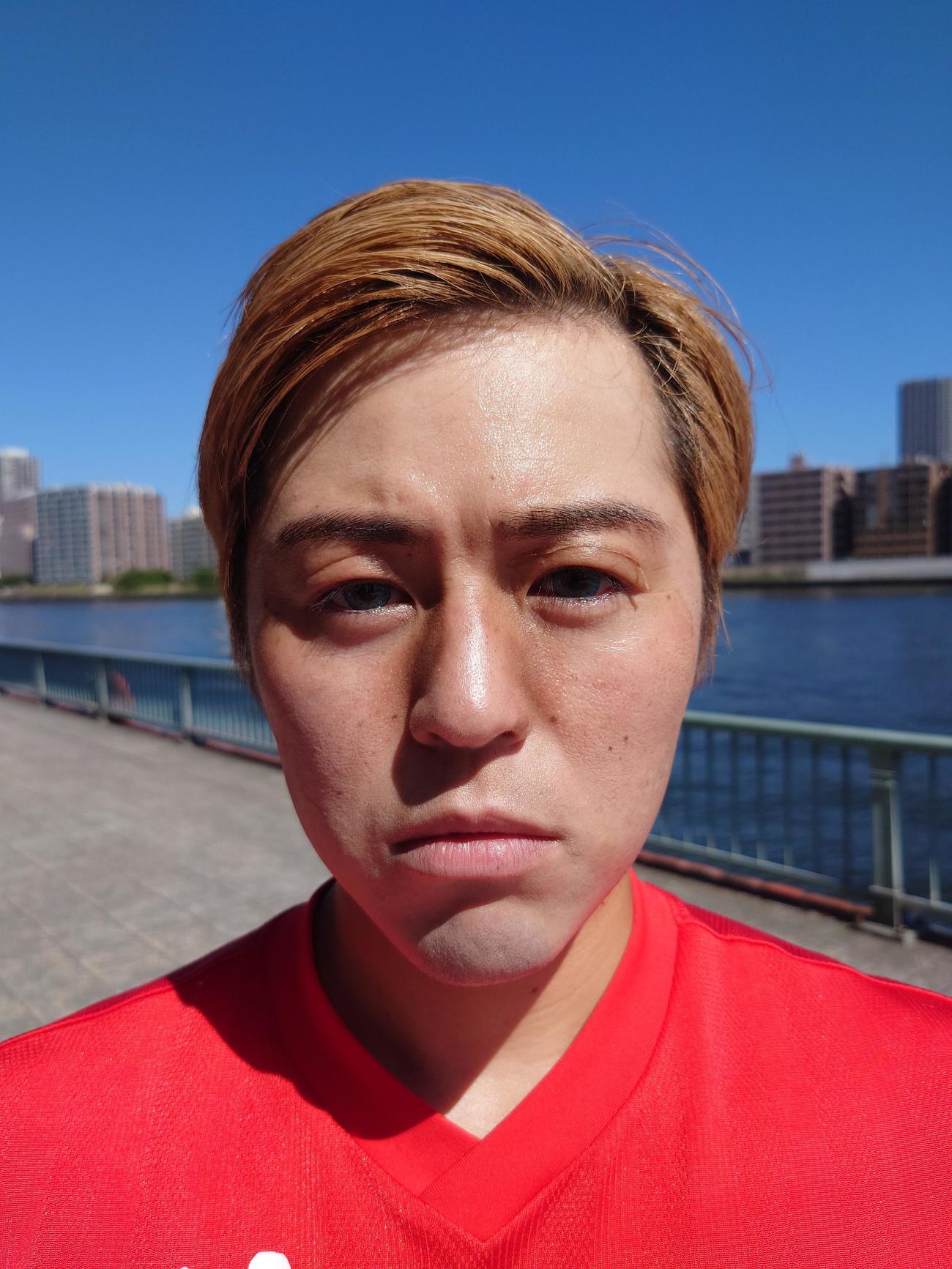ホーキソソソ・ジョシュ（ホーキンソン・ジョシュ）＝ピークゆくた！（撮影・寺沢卓）