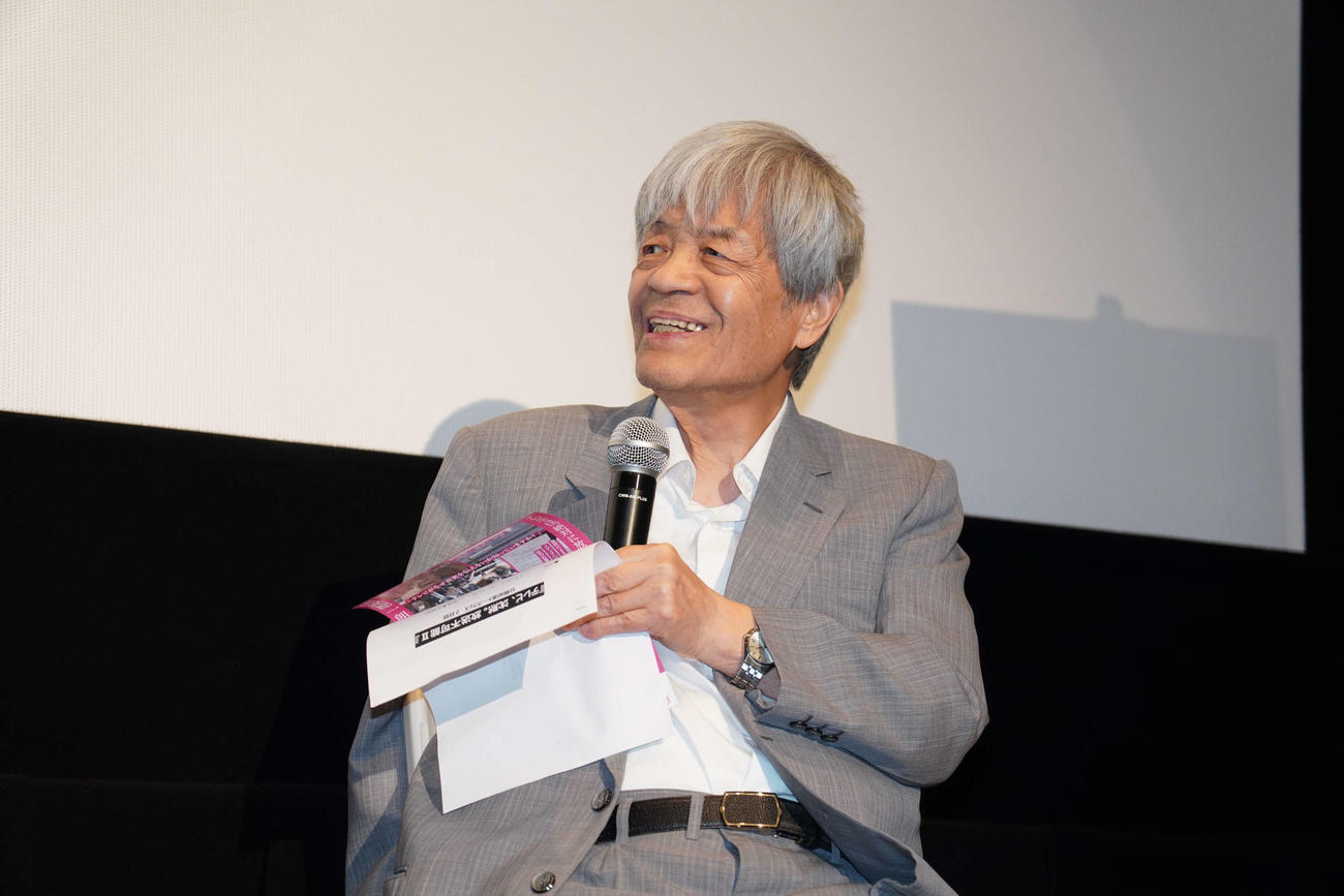 映画の公開イベントに出席したジャーナリストの田原総一朗さん（撮影・沢田直人）