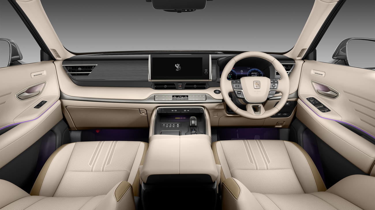 ＳＵＶモデルの新しいセンチュリーの車内（トヨタ公式サイトから）