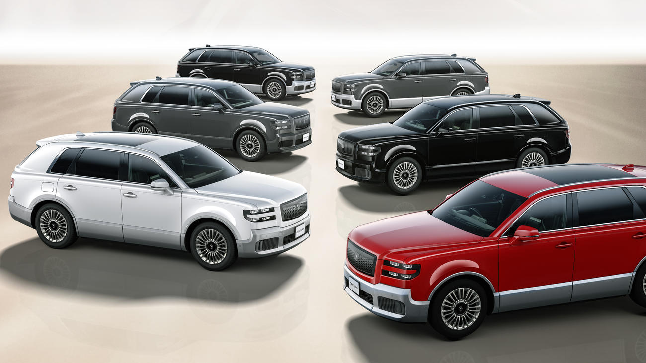 ＳＵＶモデルの新しいセンチュリー（トヨタ公式サイトから）