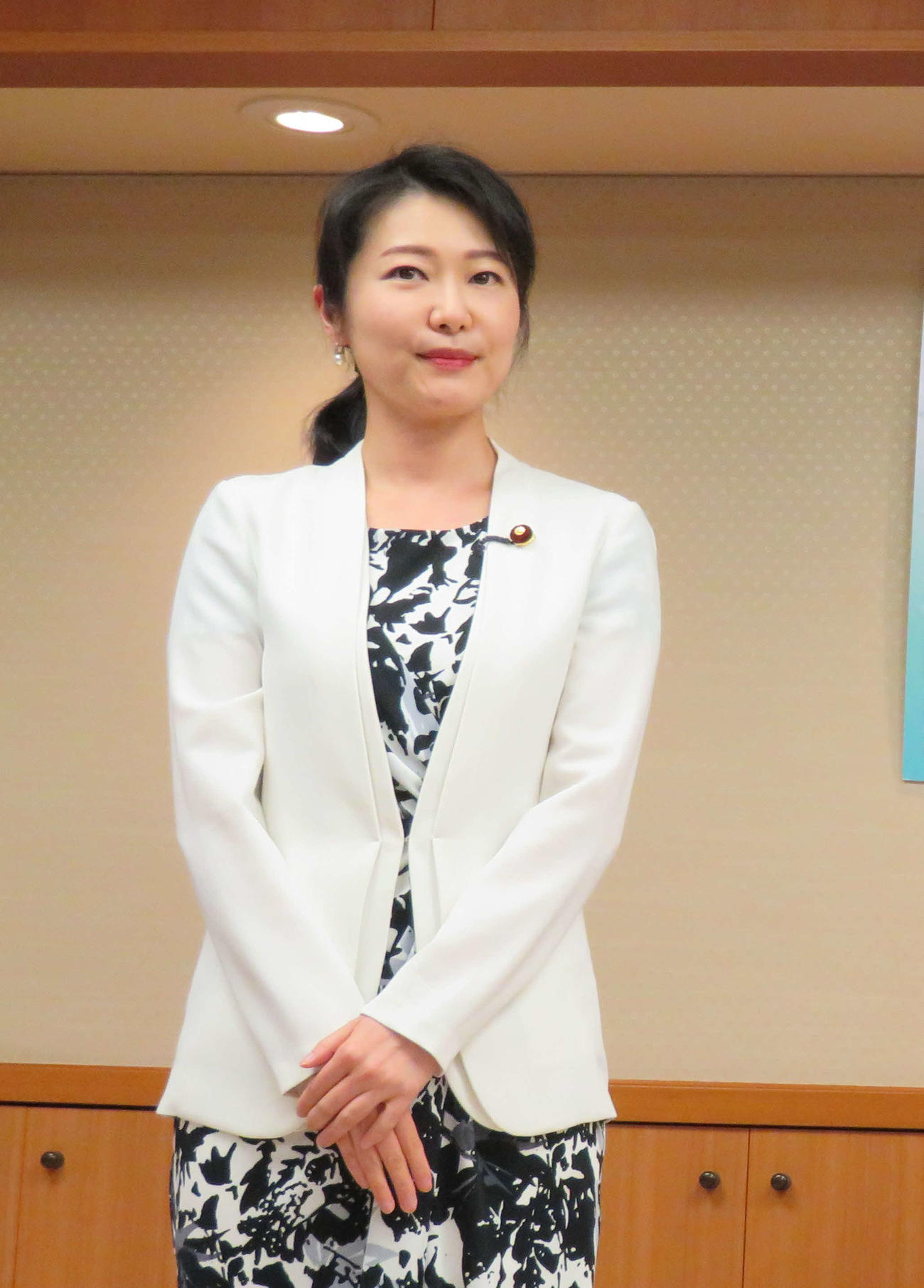加藤鮎子氏（2022年6月撮影）
