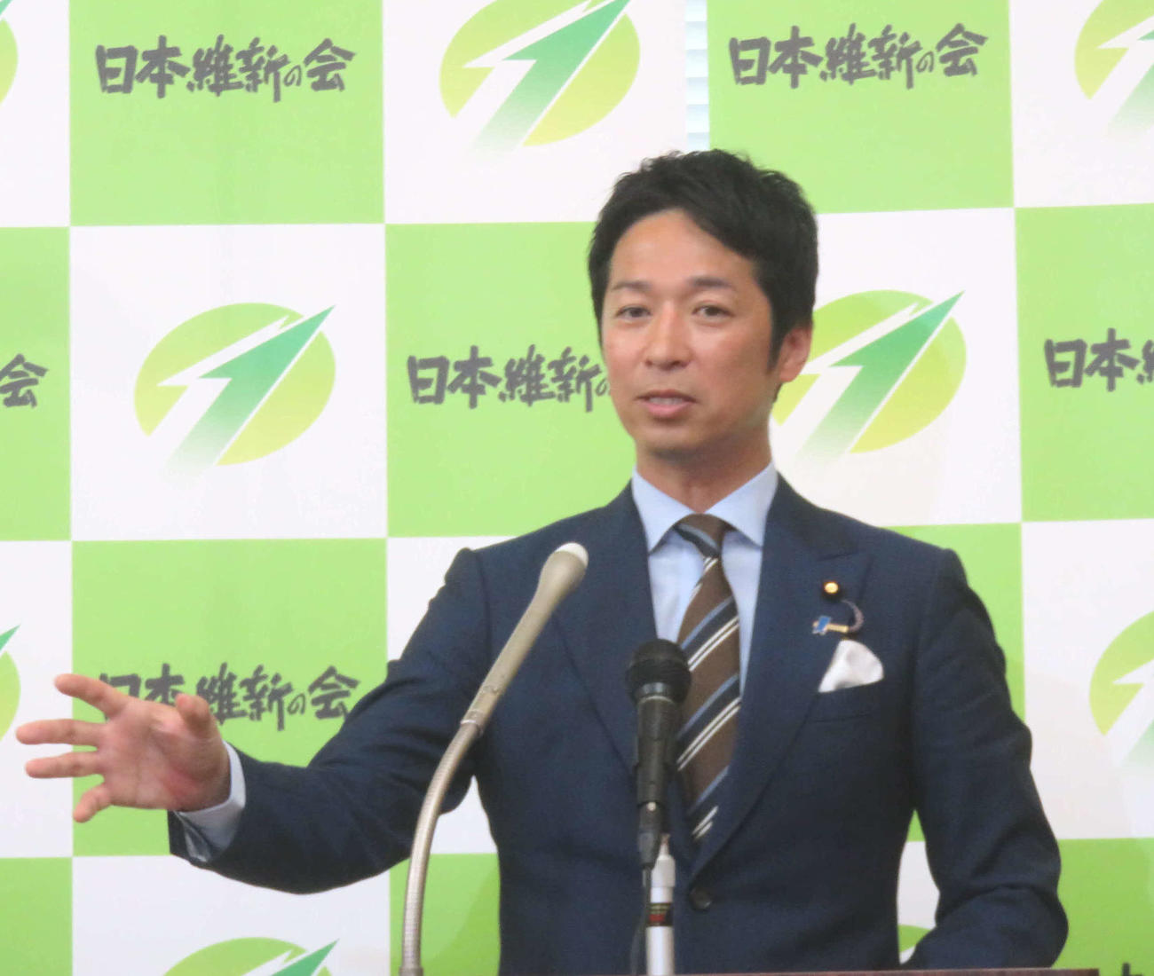 日本維新の会の藤田文武幹事長（2023年9月撮影）