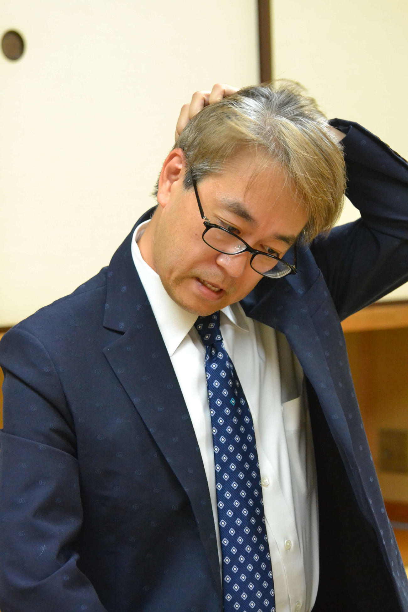 激戦の末に近藤誠也七段を下して王将戦挑戦者決定リーグ開幕戦を制した羽生善治九段