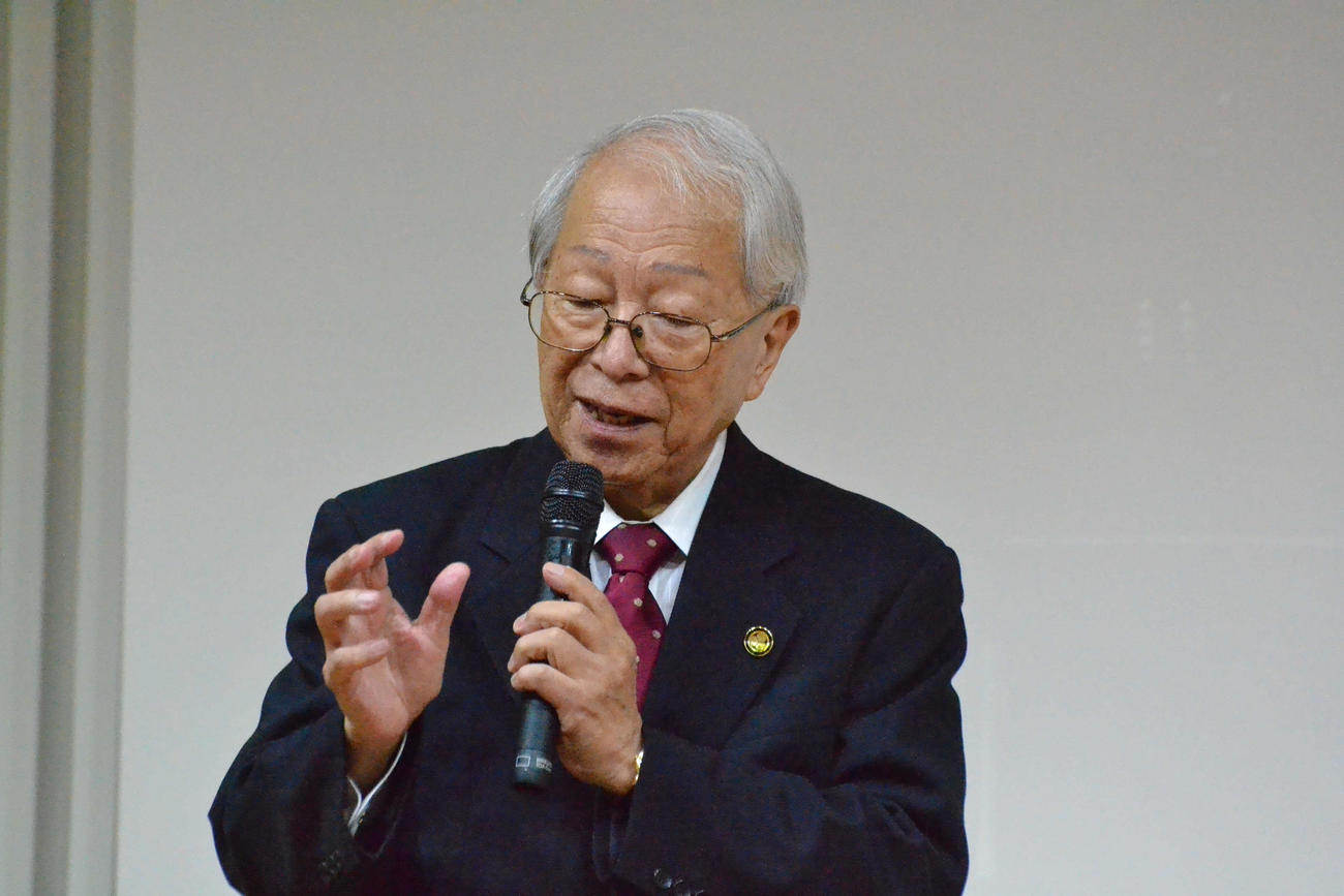 岐阜県と神田明神のつながりと歴史的な意義について語る「岐阜関ケ原古戦場記念館」の小和田哲男館長