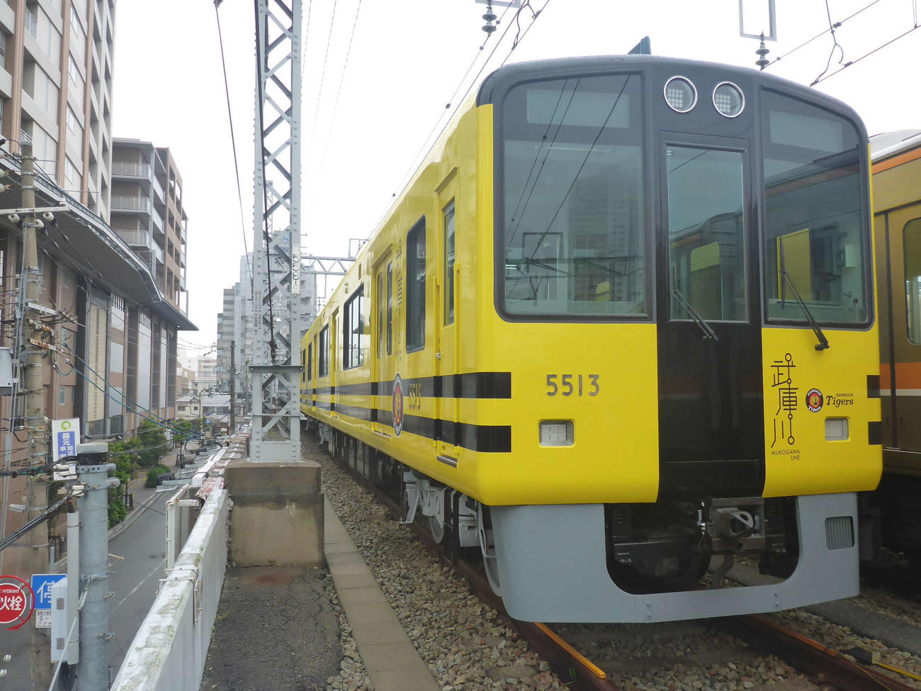 阪神電鉄の「タイガース号」（阪神電鉄提供）
